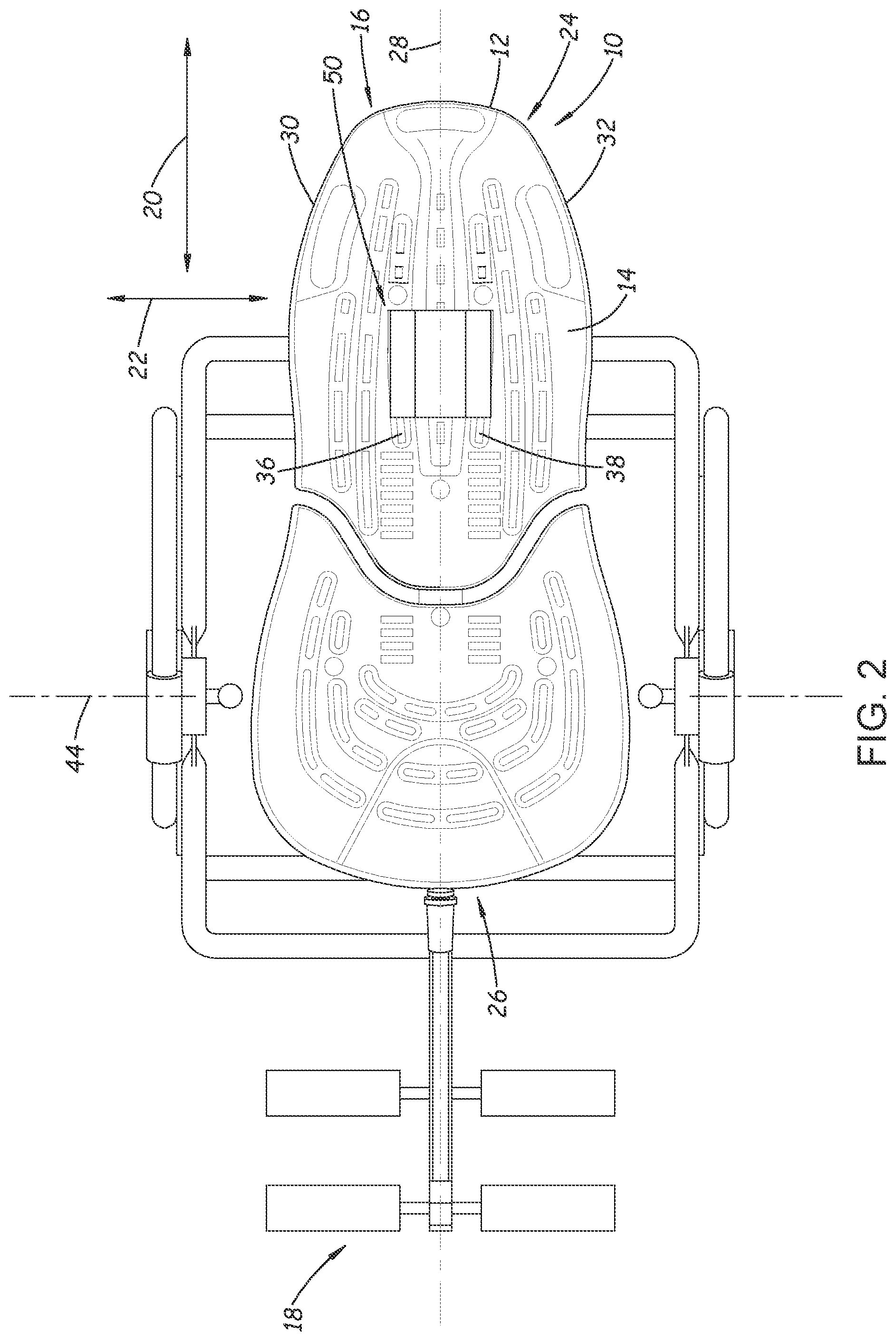 Patent US12611352 Figure 2 – Spine mobility enhancement system and method of use thereof
