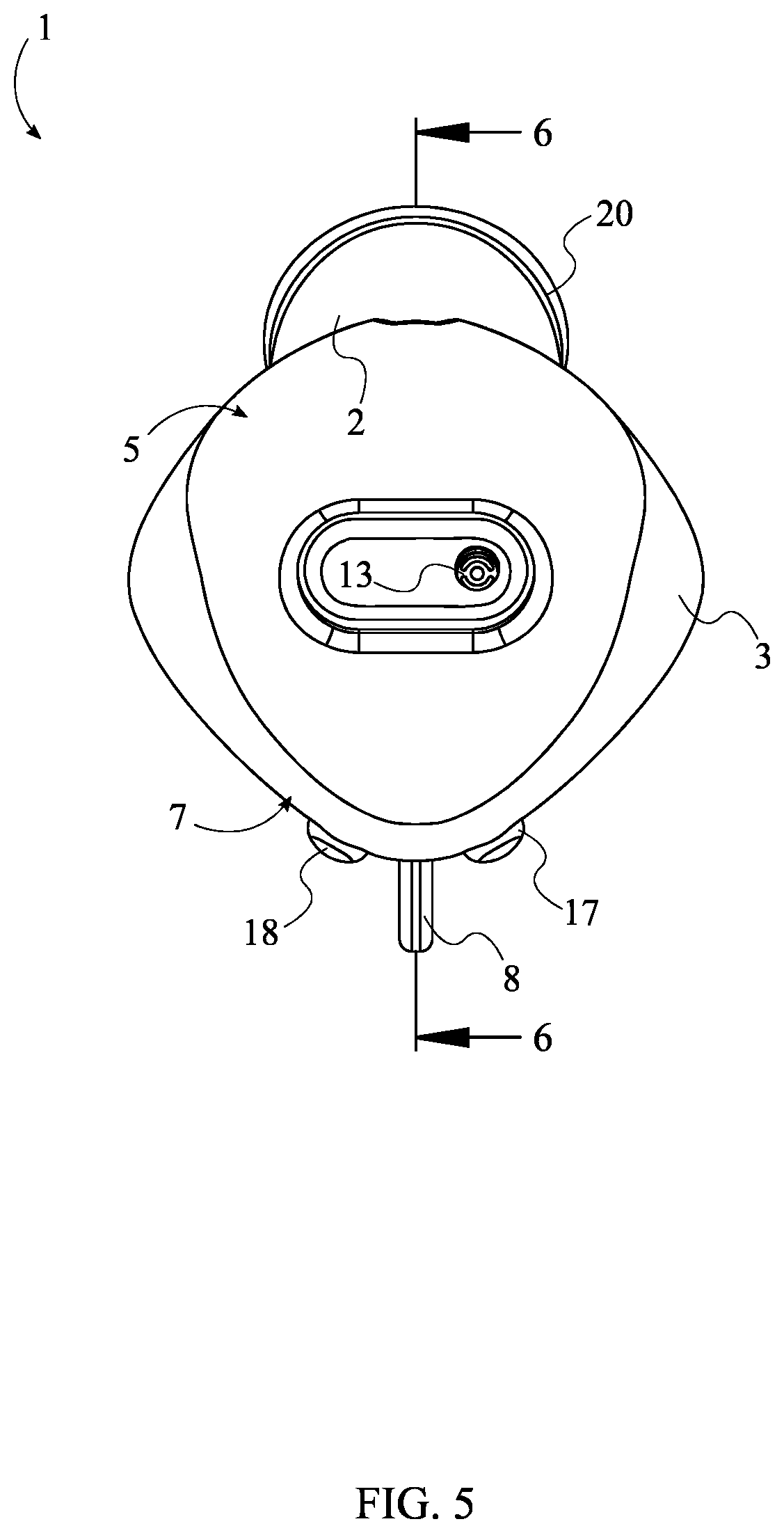 Patent US12611354 Figure 5 – Water-jetting sexual stimulator