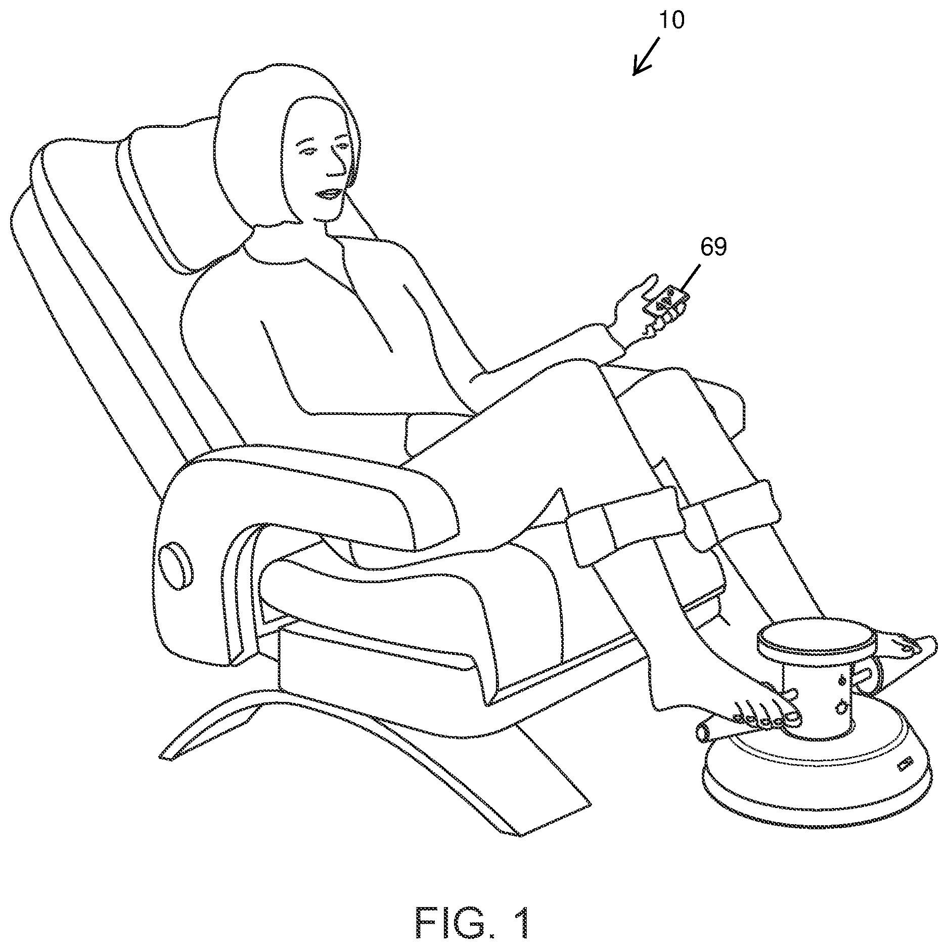 Patent US12611356 — Foot therapy device — Figure 1