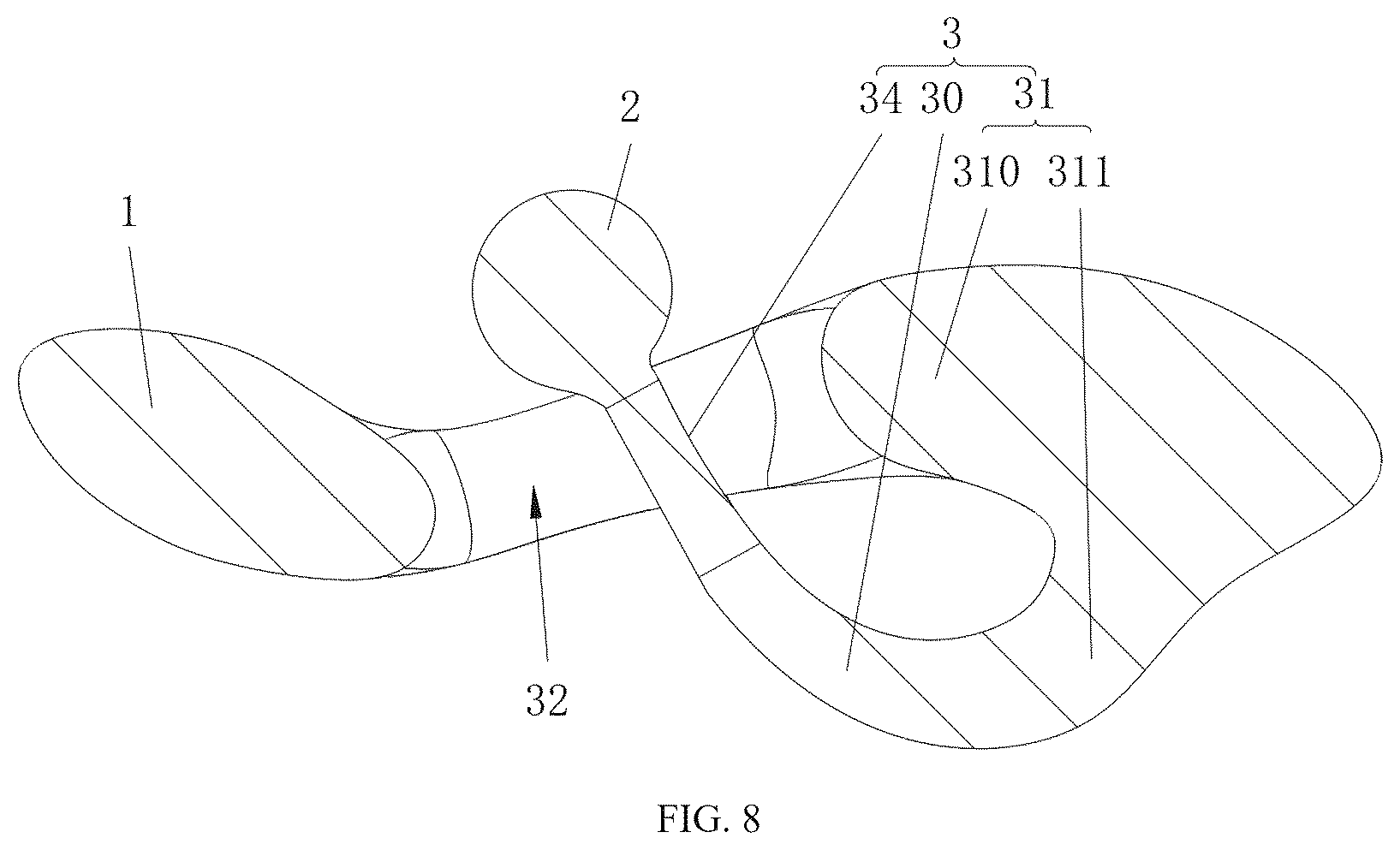 Patent US12611358 Figure 5 – Massage device