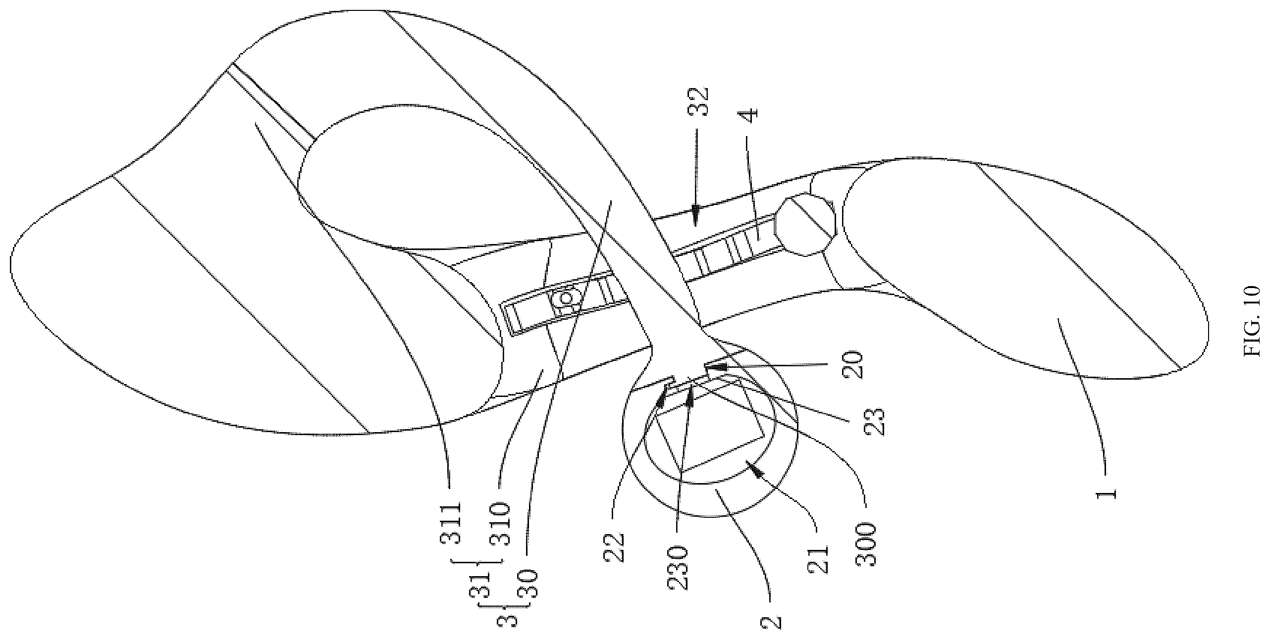 Patent US12611358 Figure 7 – Massage device
