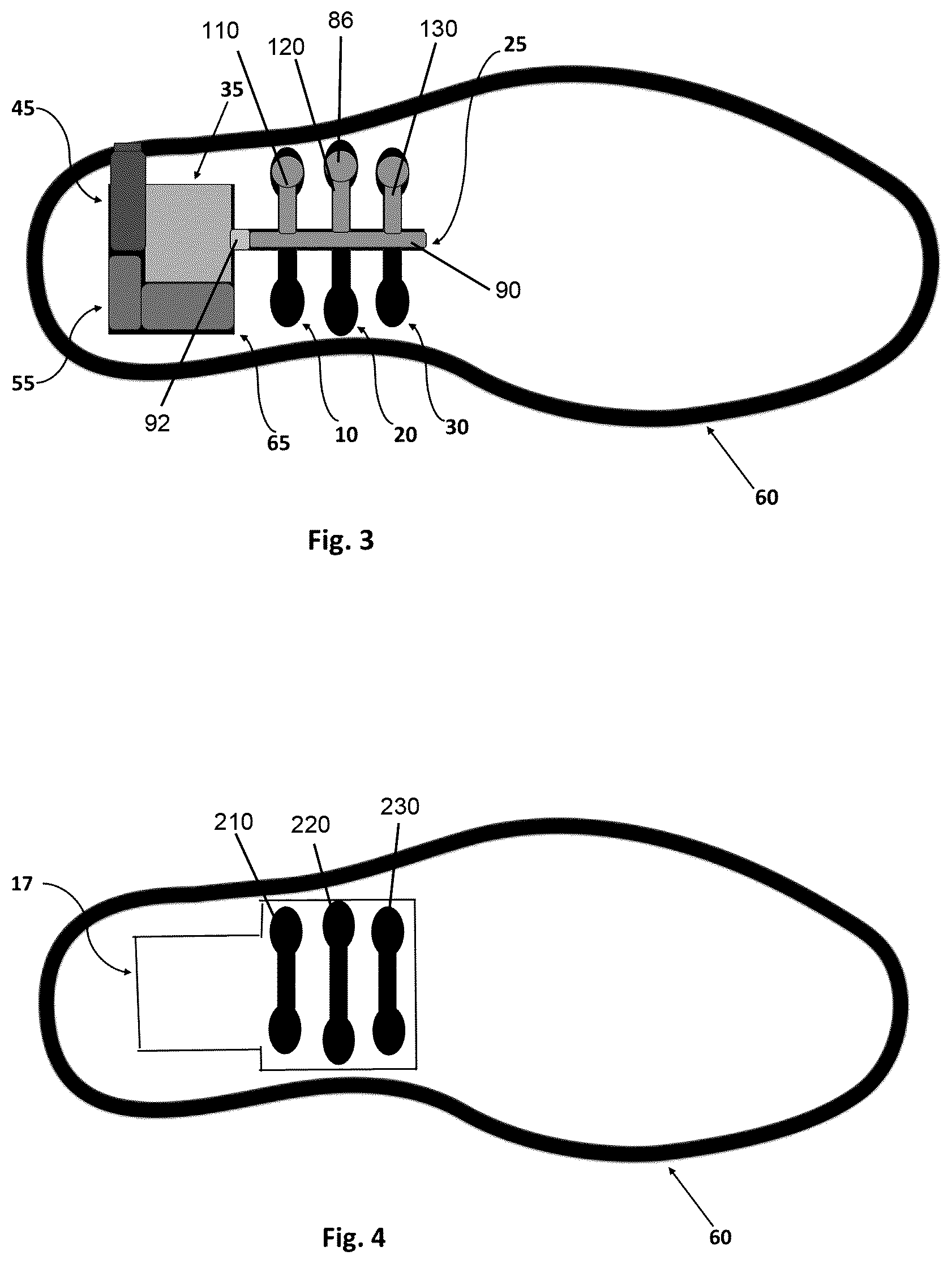 Patent US12611359 Figure 2 – Foot massaging shoe