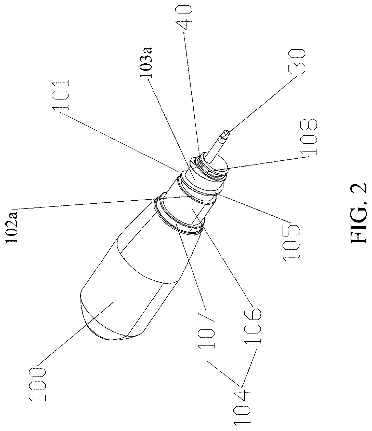 Patent US12611360 Figure 2 – Massager