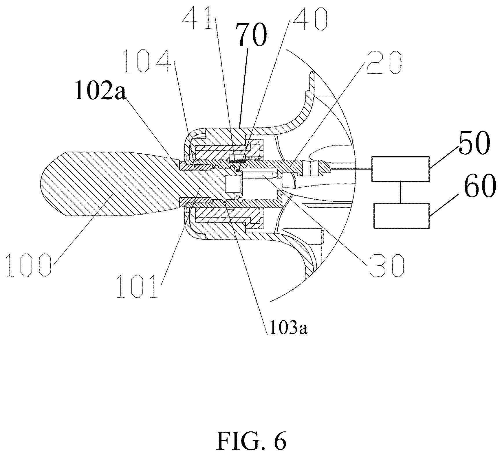 Patent US12611360 Figure 6 – Massager