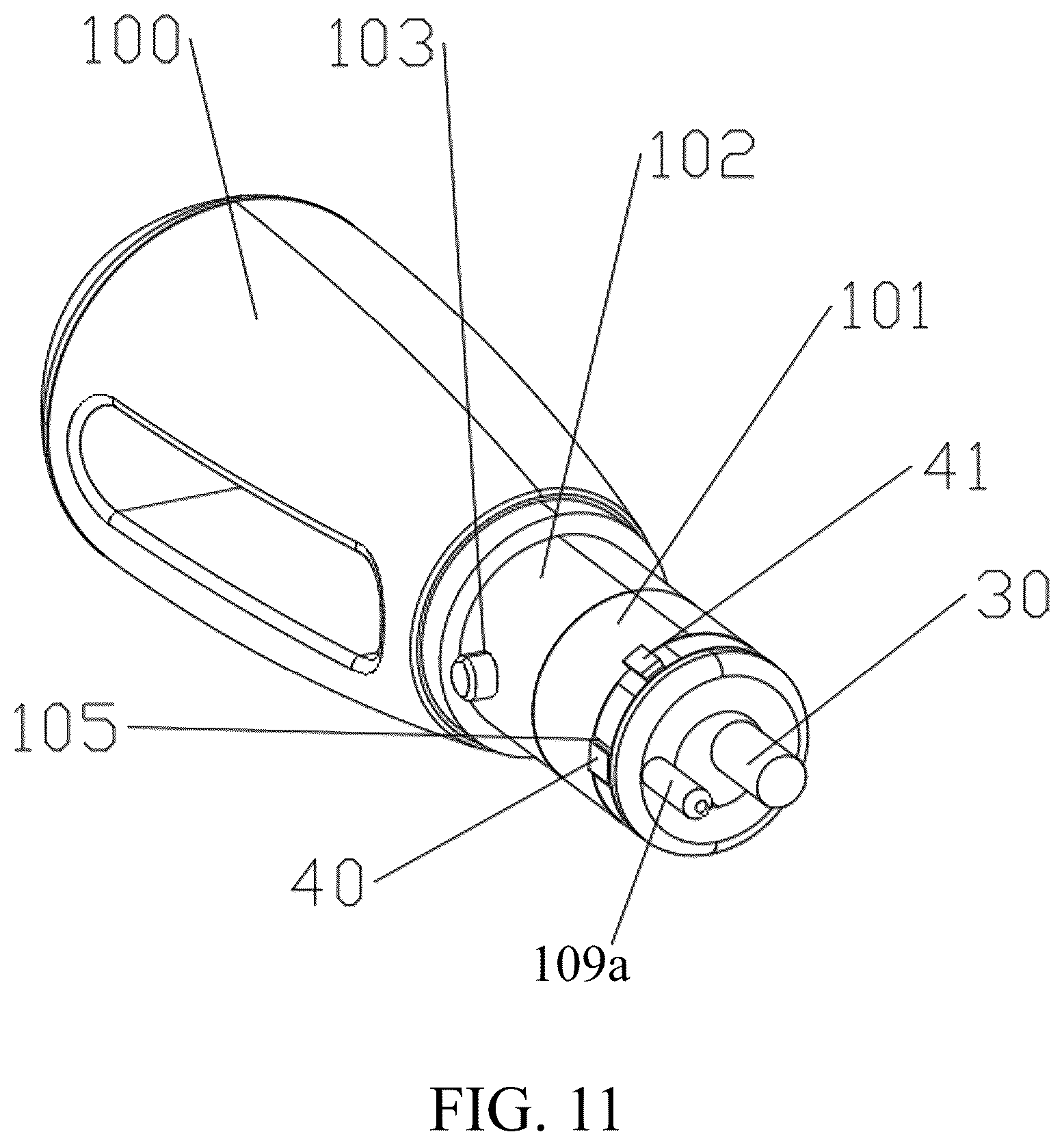 Patent US12611360 Figure 11 – Massager