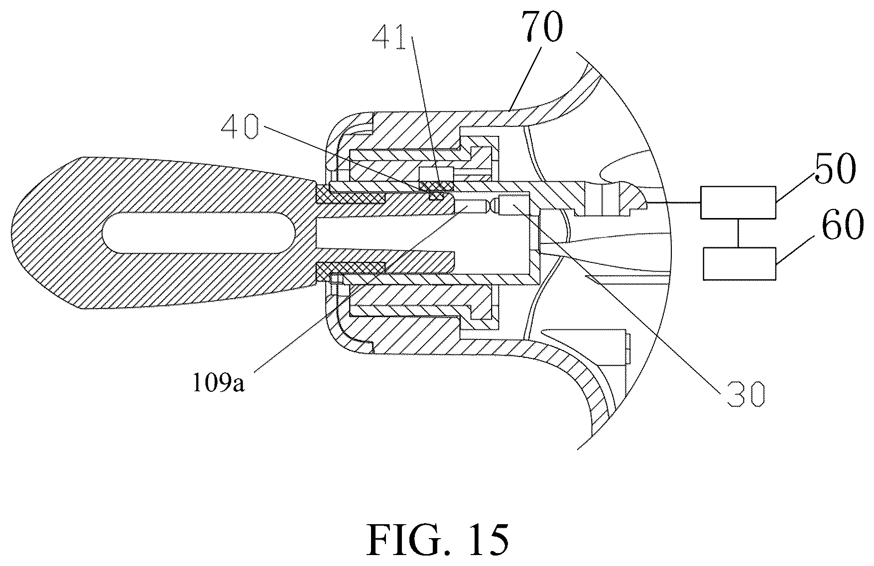 Patent US12611360 Figure 15 – Massager
