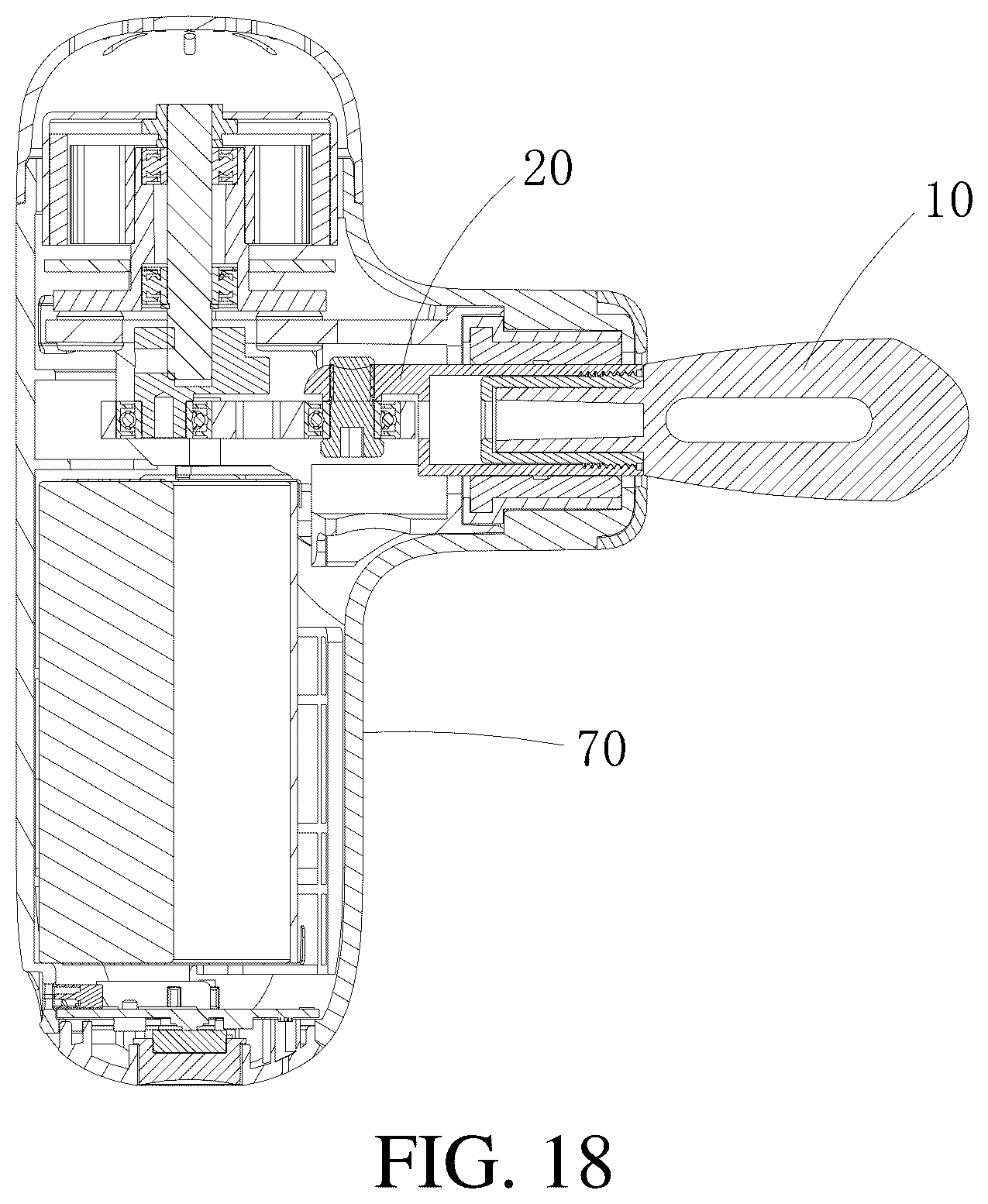 Patent US12611360 Figure 18 – Massager