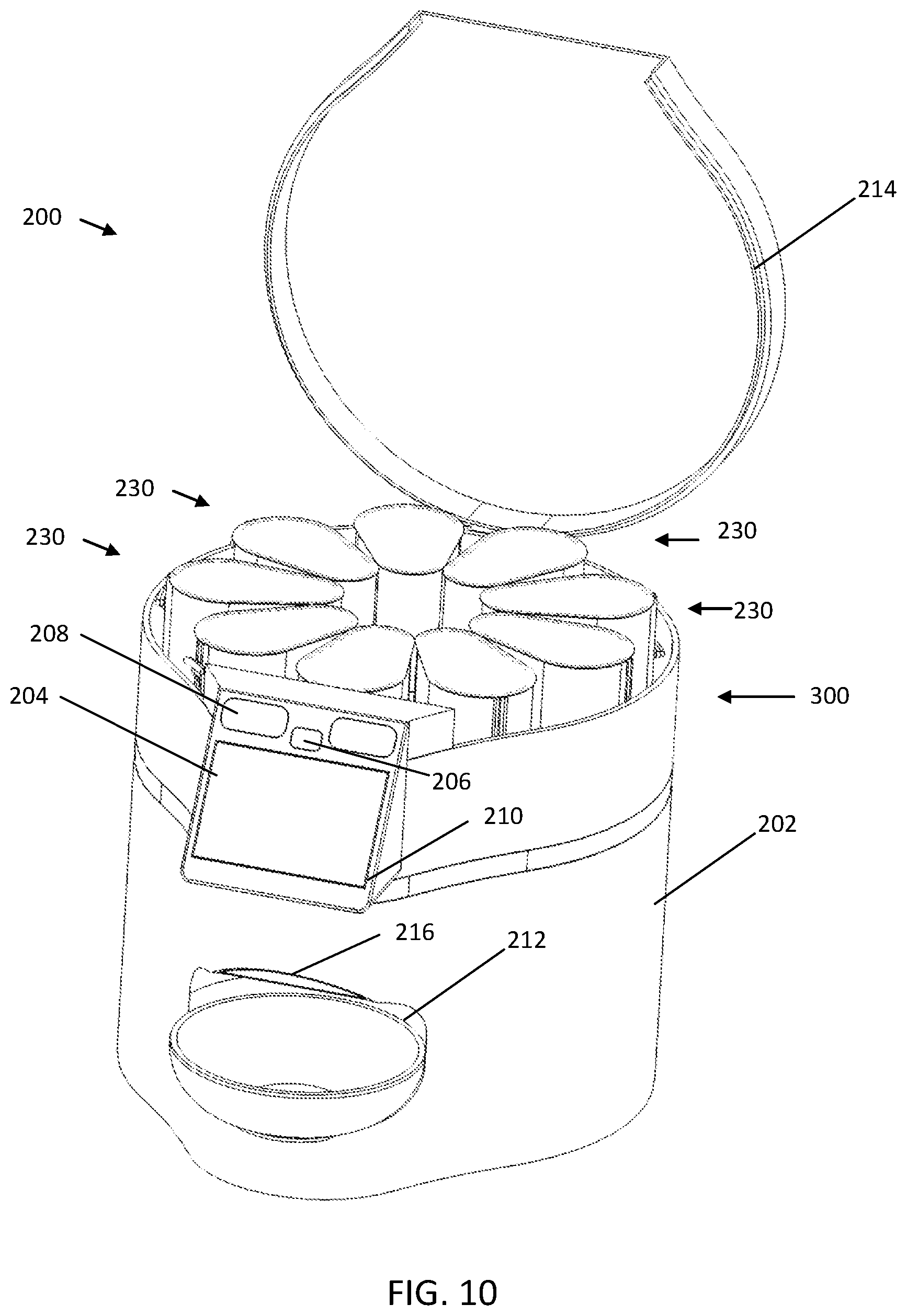 Patent US12611364 Figure 10 – Systems and methods for dispensing medications and supplements