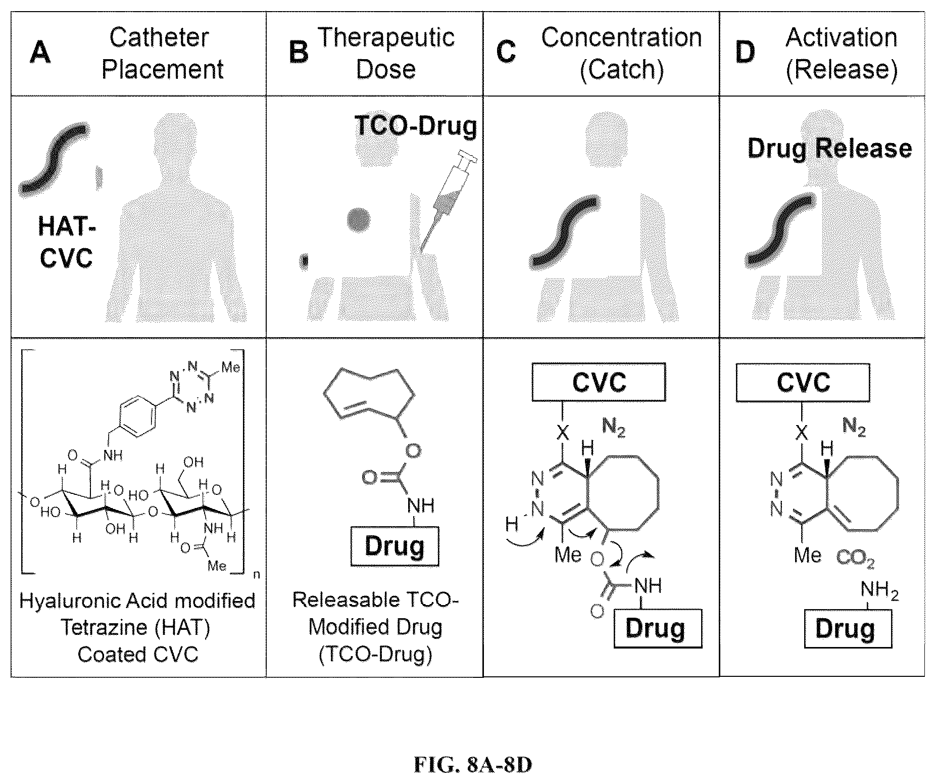 Patent US12611461 Figure 8 – Bioorthogonal compositions