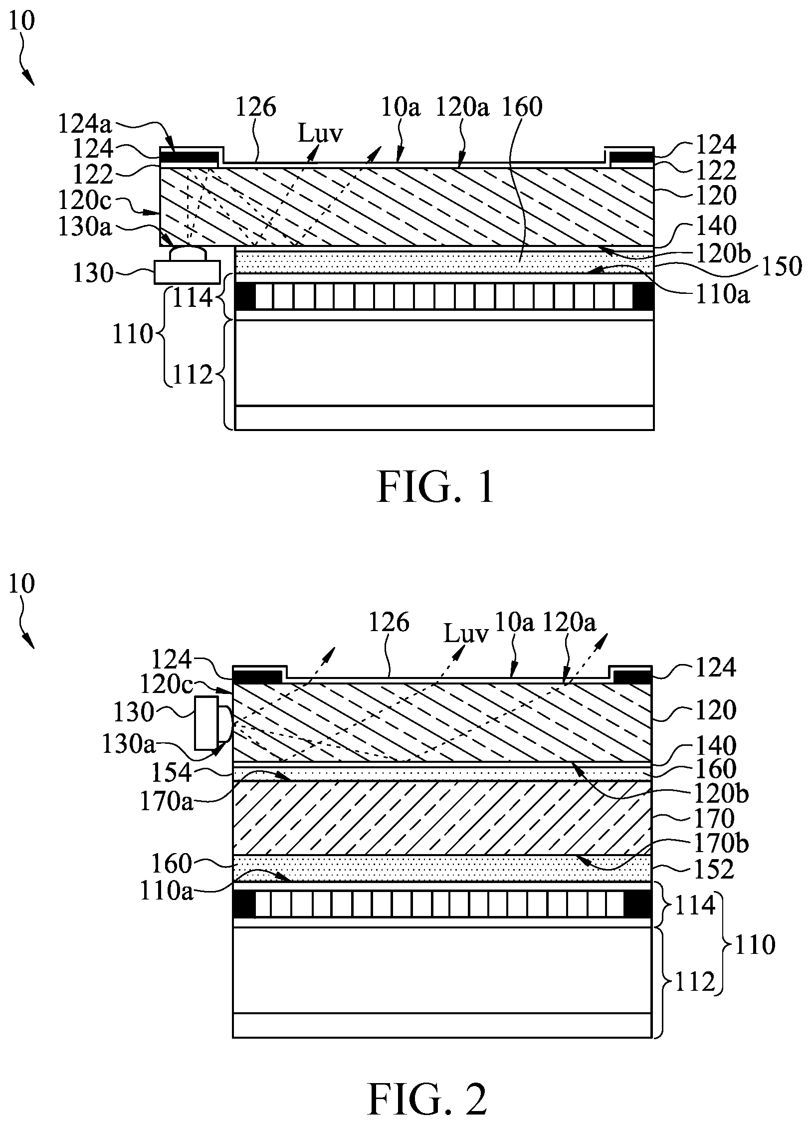 Patent US12611473 — Self-sterilizing display device — Figure 1