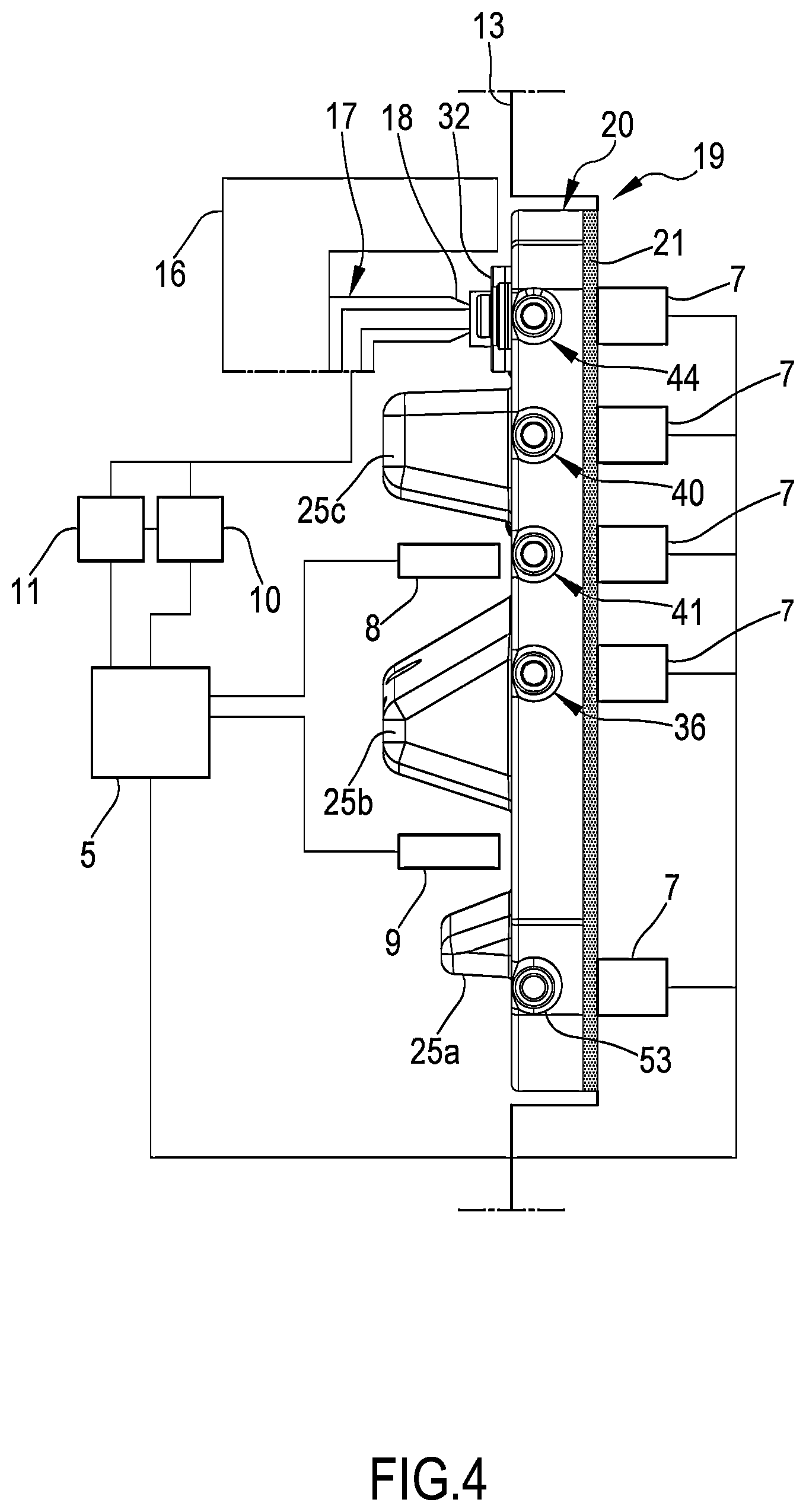 Patent US12611495 Figure 4 – Manifold assembly for a peritoneal dialysis apparatus and peritoneal dialysis apparatus comprising said manifold assembly