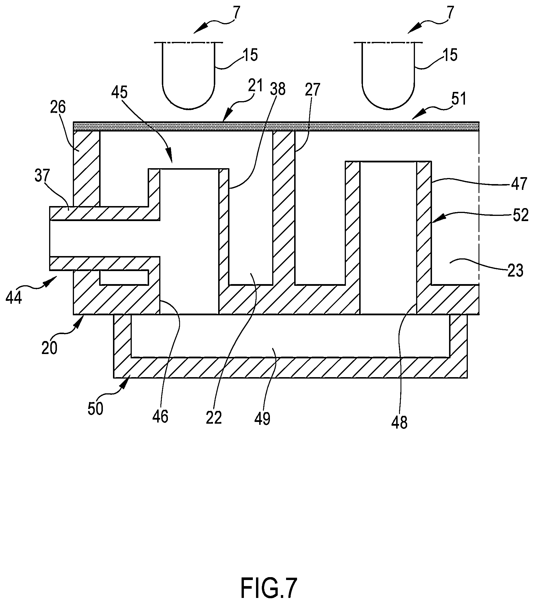 Patent US12611495 Figure 6 – Manifold assembly for a peritoneal dialysis apparatus and peritoneal dialysis apparatus comprising said manifold assembly