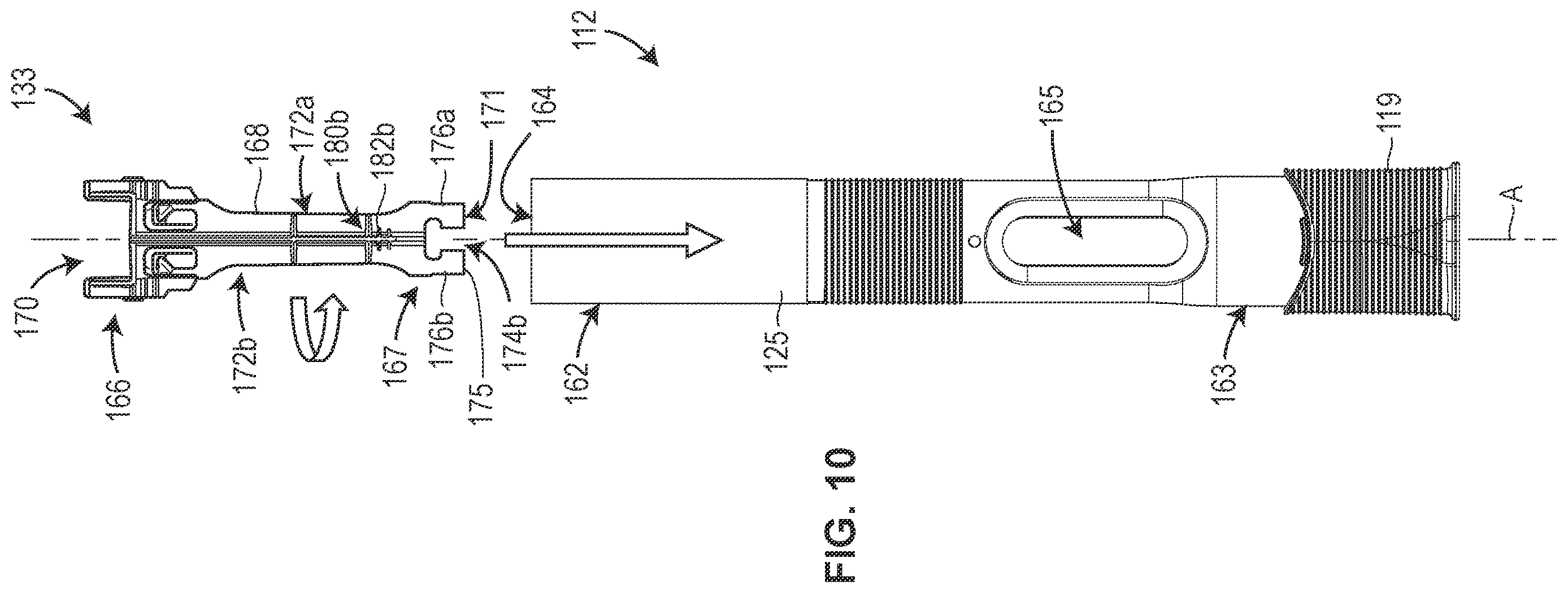 Patent US12611507 Figure 8 – Drug delivery device, subassembly for drug delivery device, syringe holder, and method of assembly