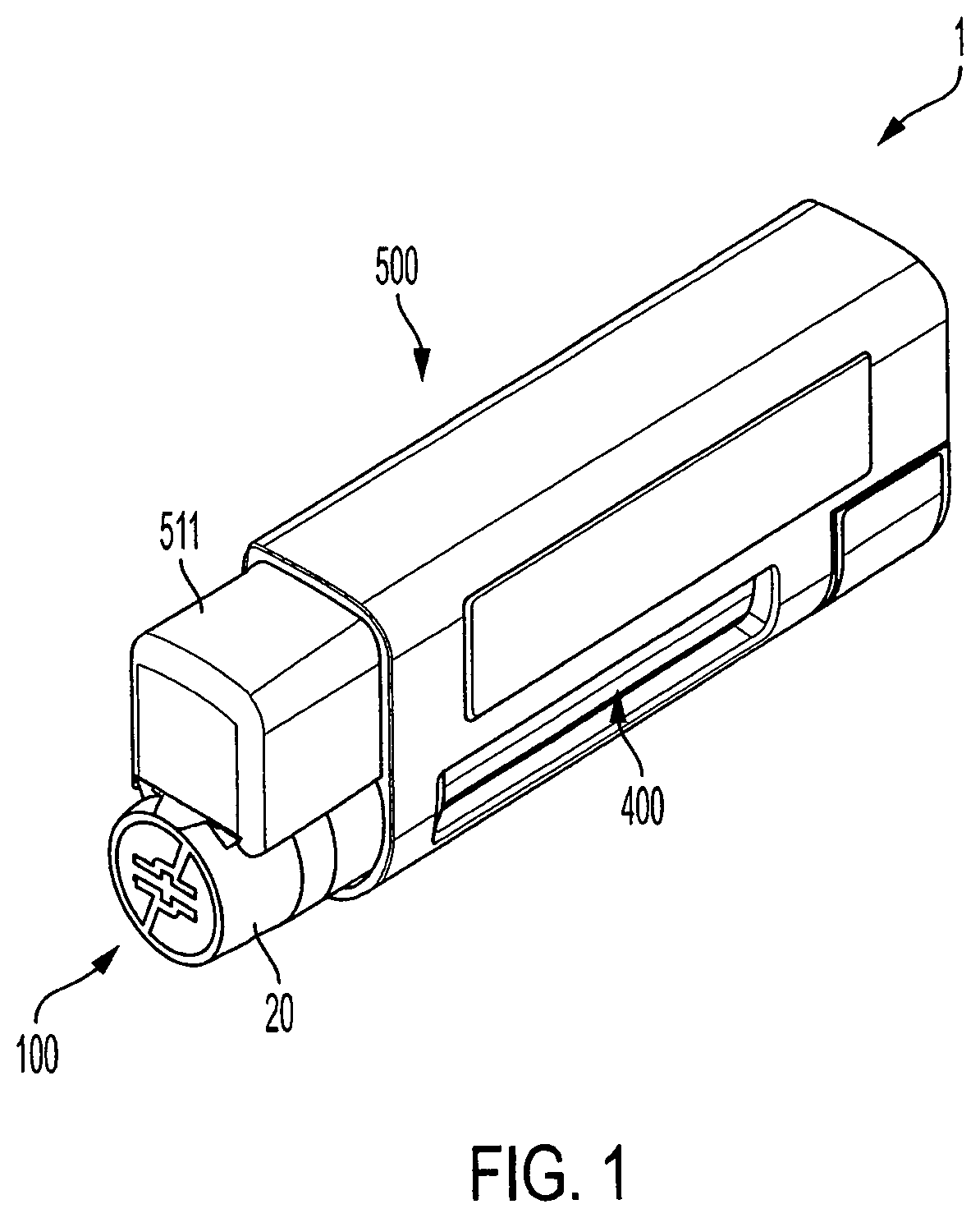 Patent US12611508 — Medication delivery device with needle carrier — Figure 1