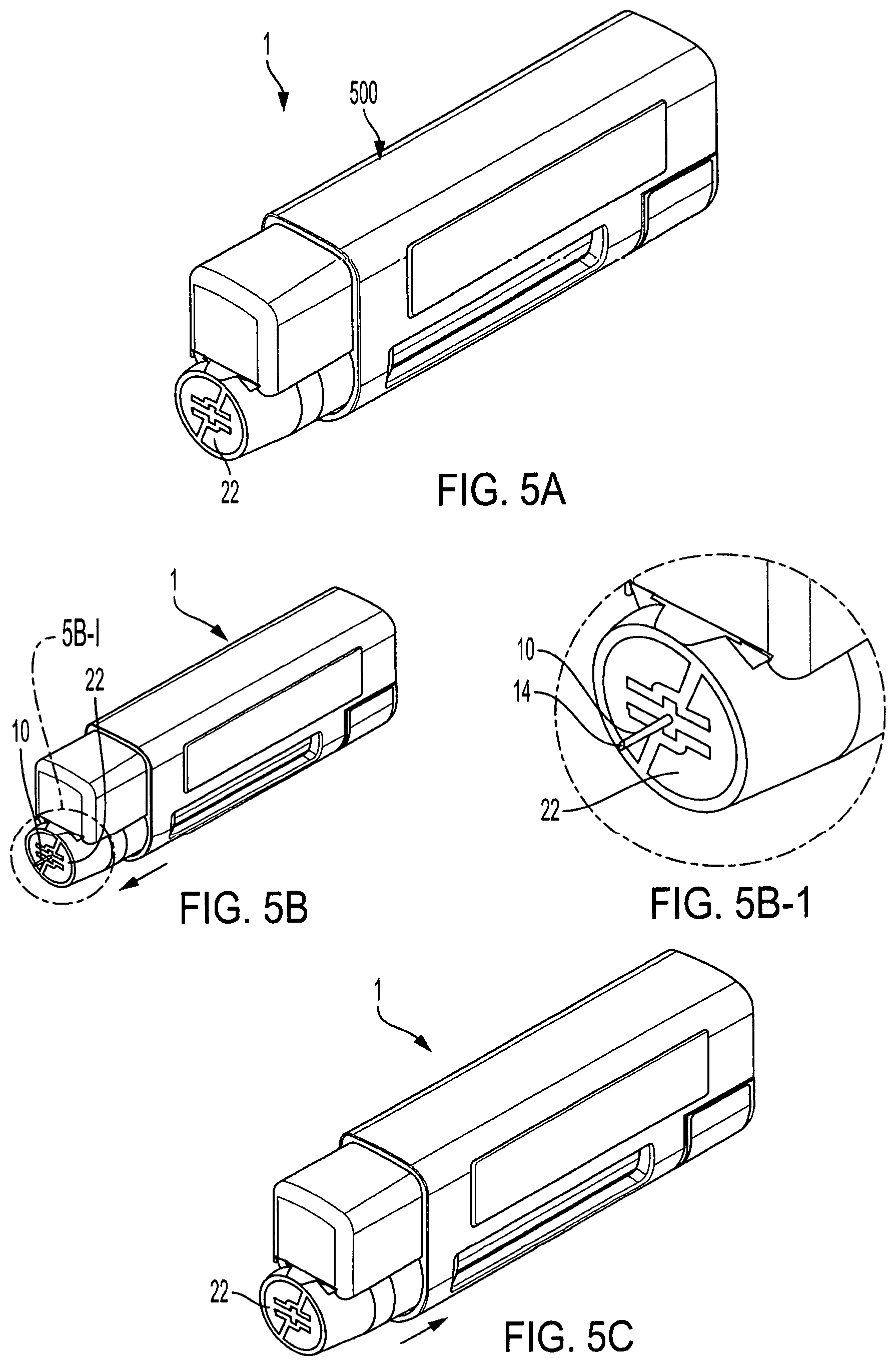 Patent US12611508 Figure 6 – Medication delivery device with needle carrier