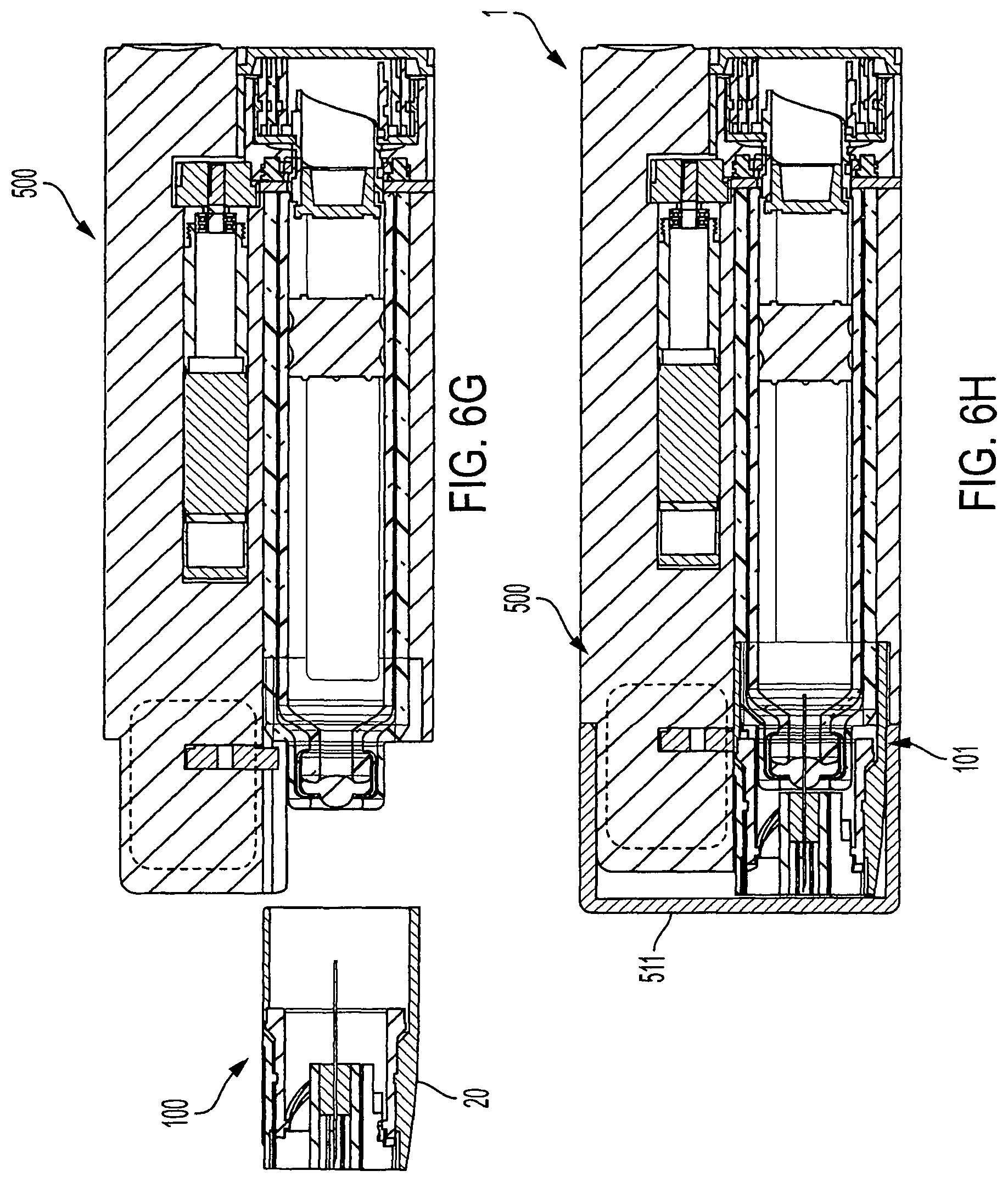Patent US12611508 Figure 11 – Medication delivery device with needle carrier