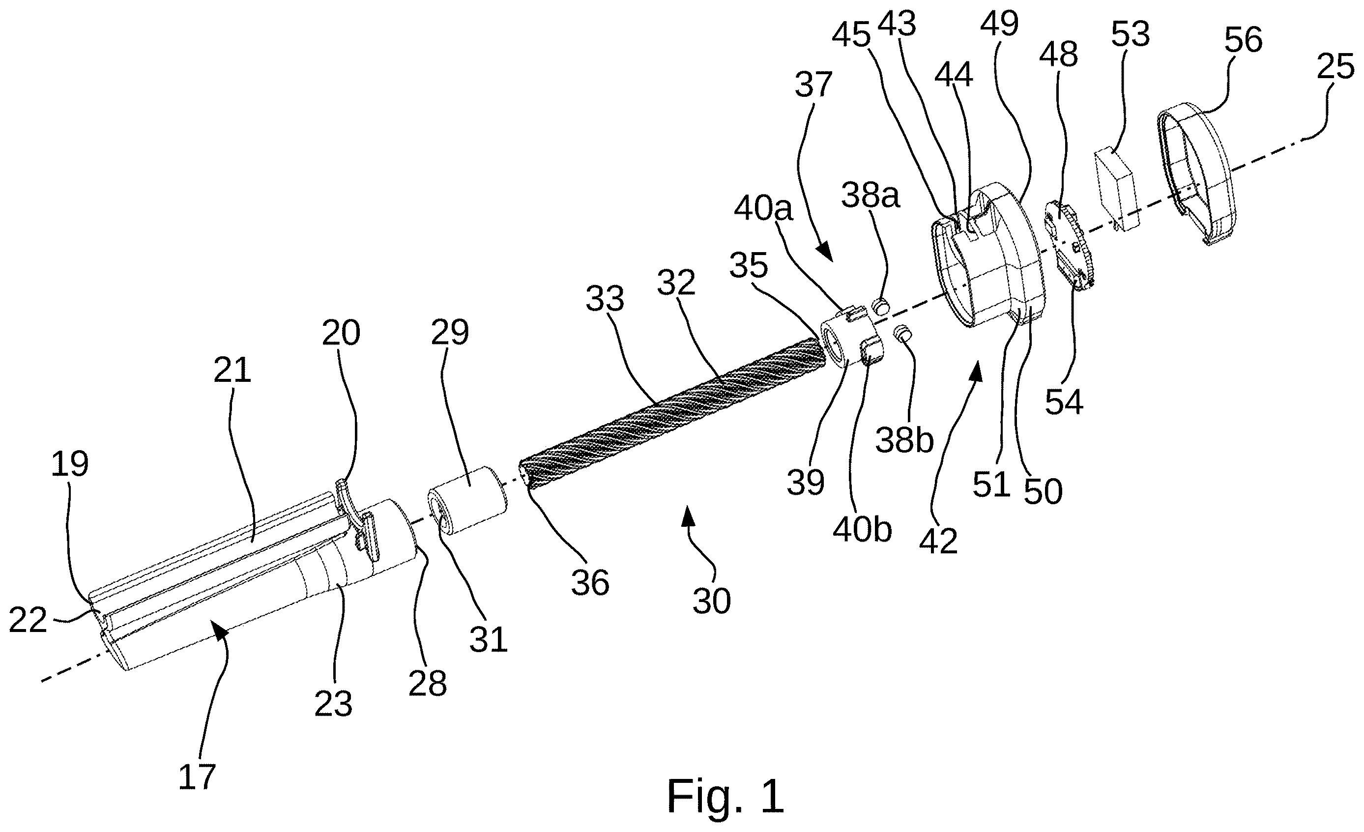 Patent US12611510 Figure 1 – Dose capture add-on device for handheld injection syringe