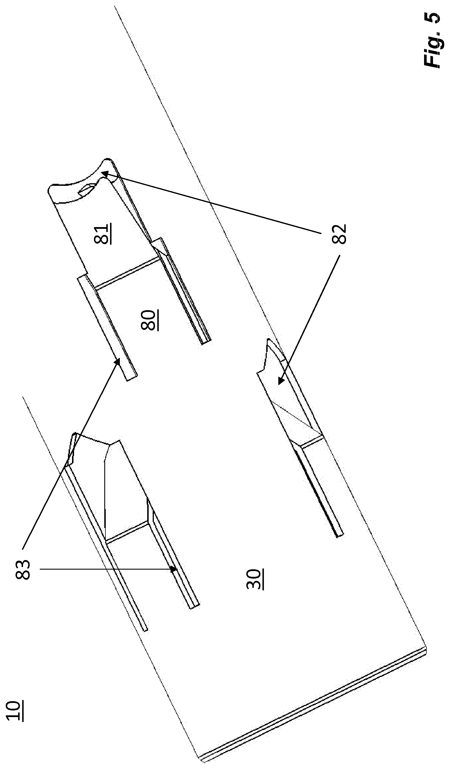 Patent US12611511 Figure 5 – Multi-rows prongs grabber