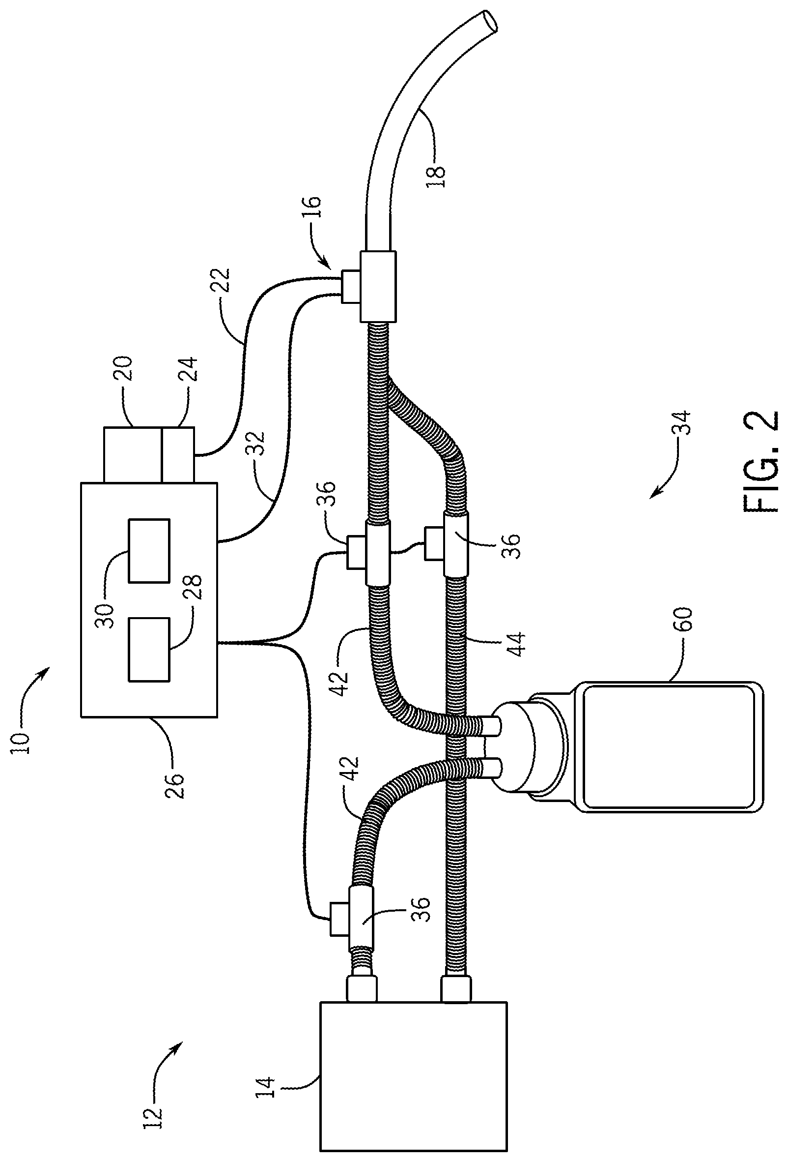 Patent US12611513 Figure 2 – Aerosol delivery system and method