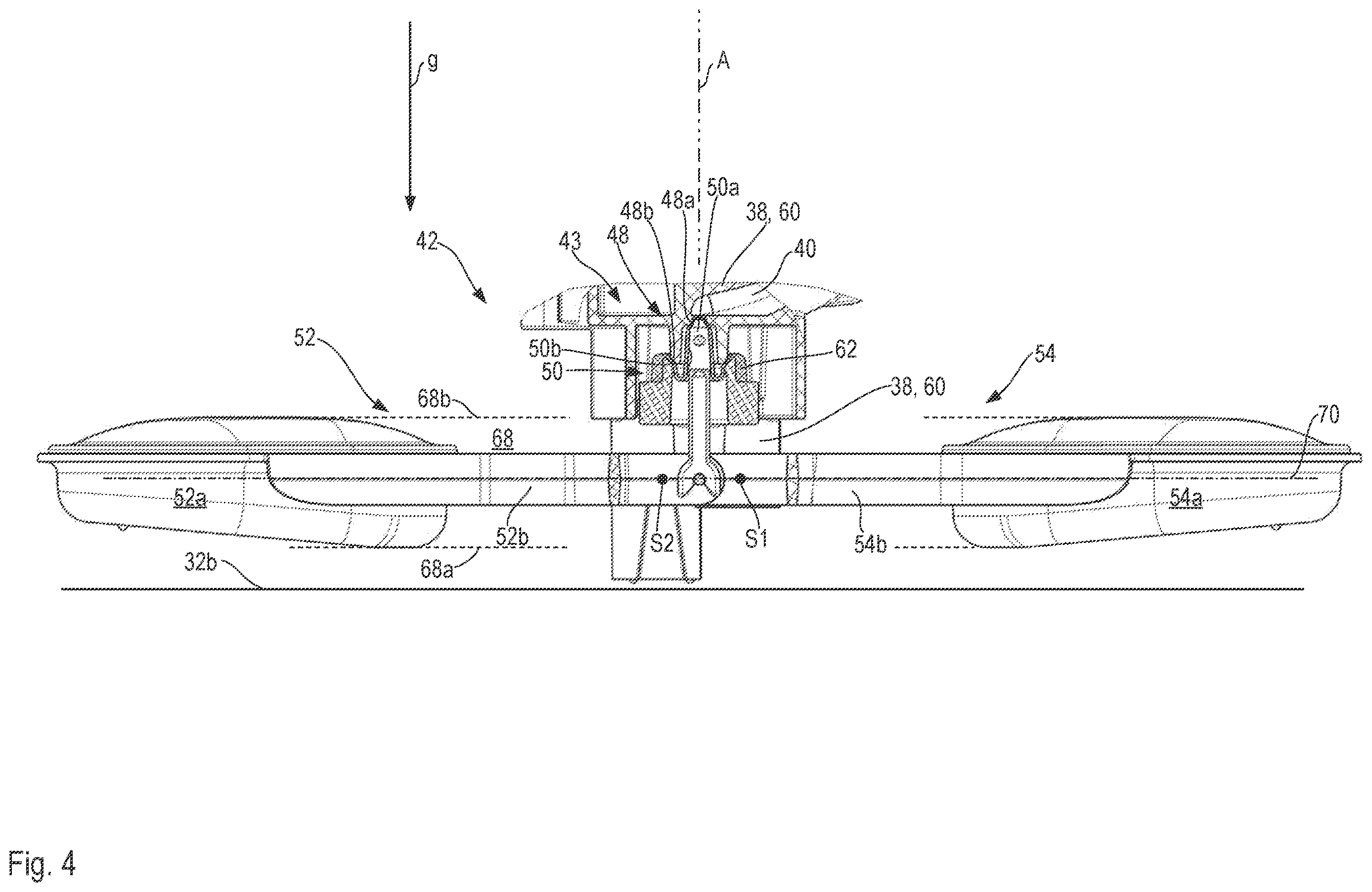 Patent US12611518 Figure 4 – Float-controlled valve array having redundantly acting float bodies
