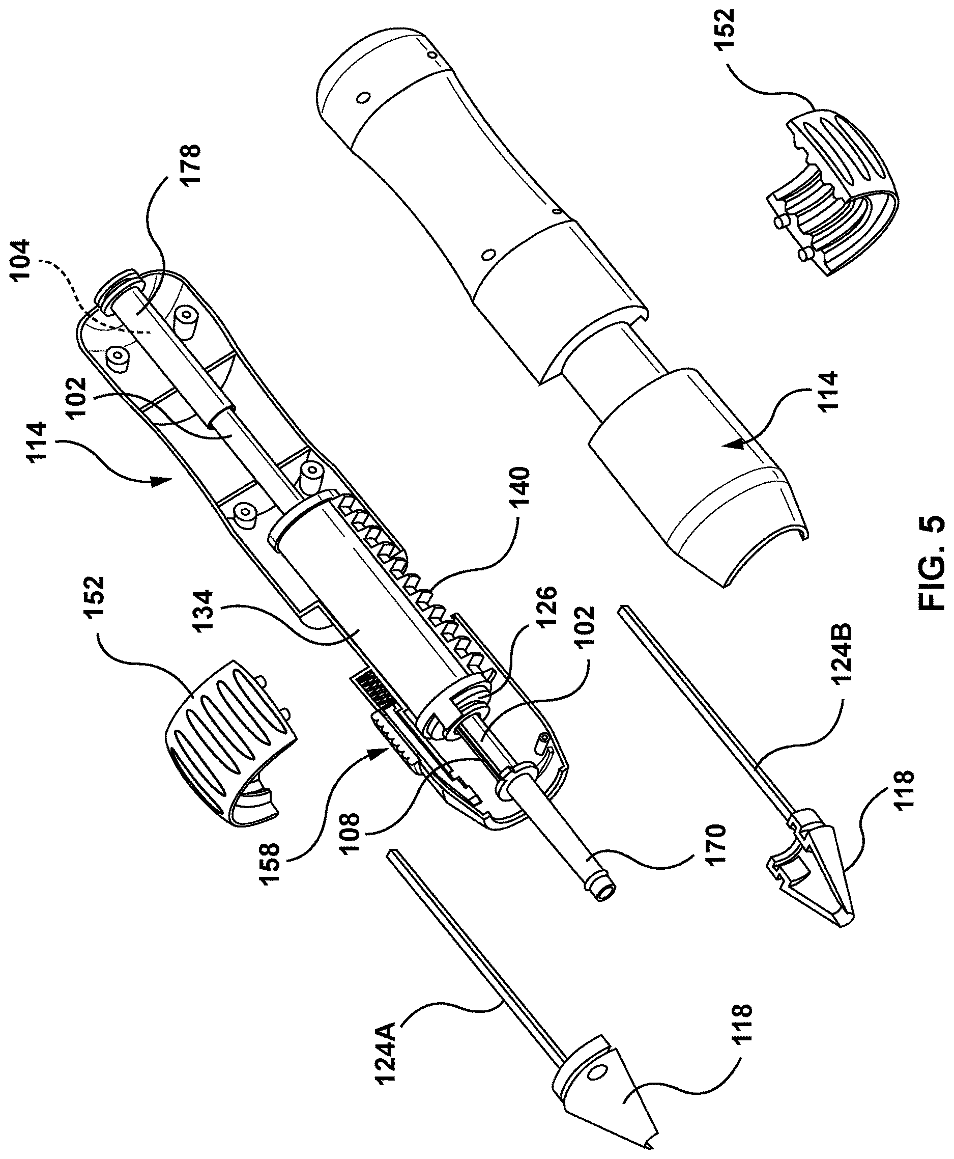 Patent US12611522 Figure 3 – Catheter handle with torque mechanism and valve relief component