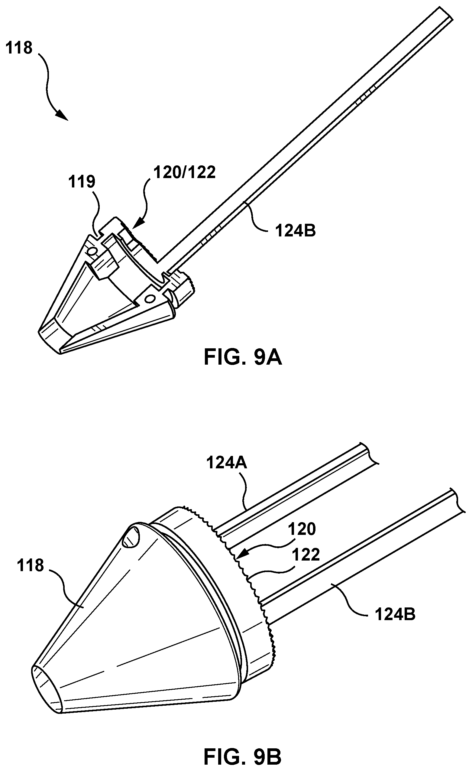 Patent US12611522 Figure 7 – Catheter handle with torque mechanism and valve relief component