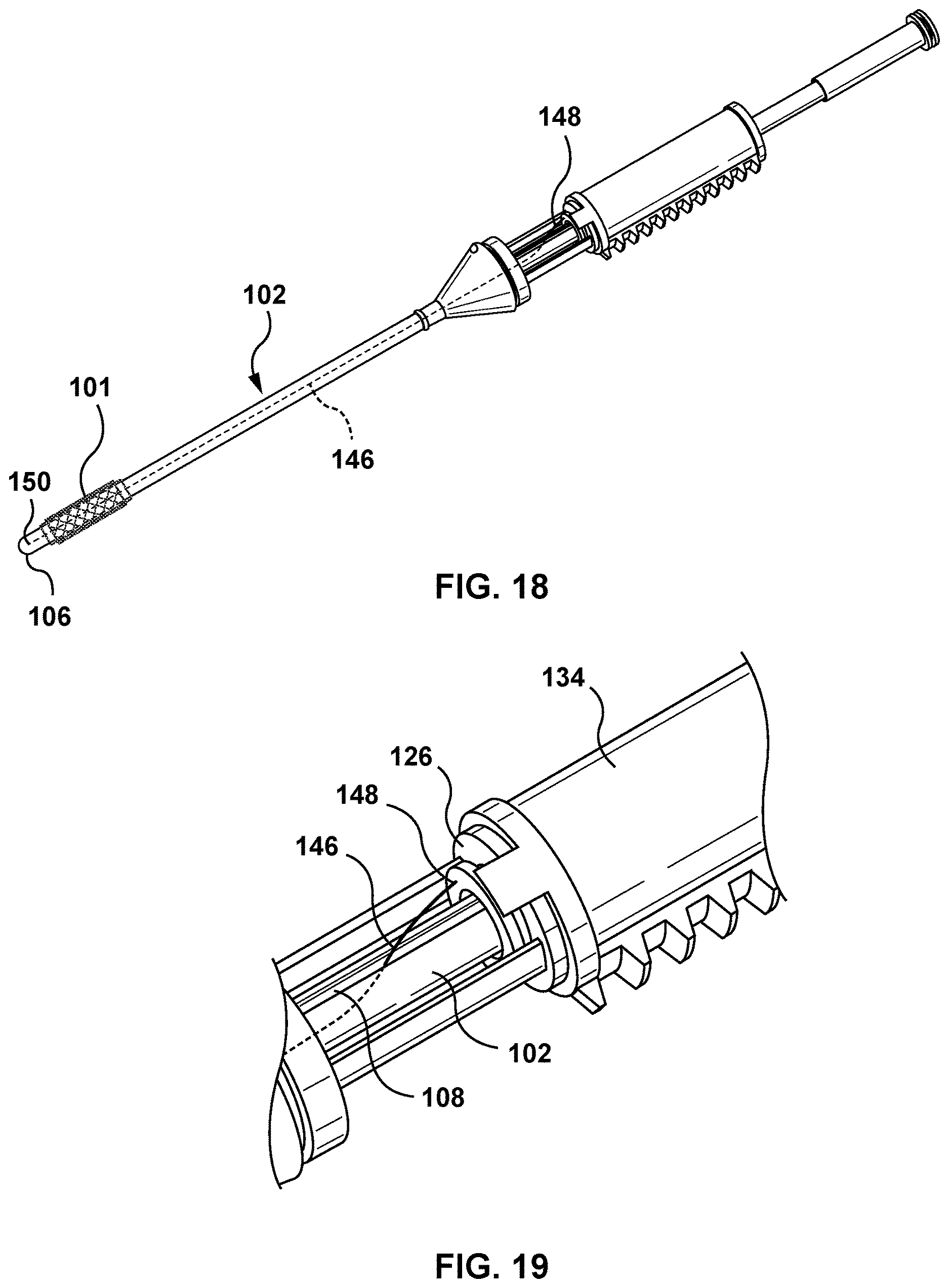 Patent US12611522 Figure 14 – Catheter handle with torque mechanism and valve relief component