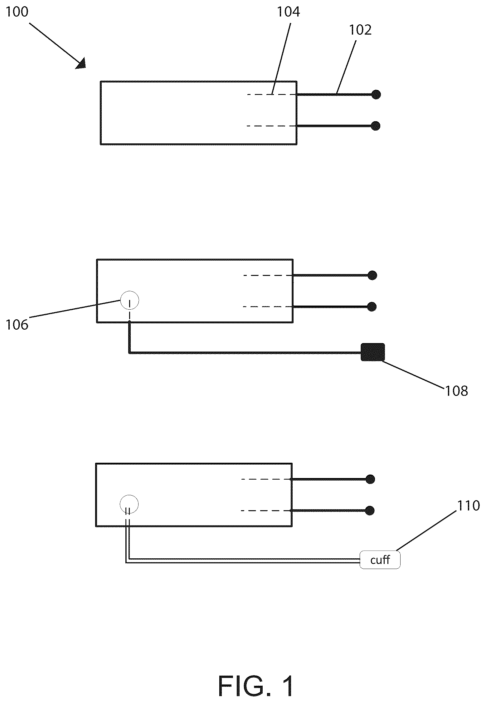 Patent US12611538 Figure 1 – Electrode interface devices for delivery of neuroregenerative therapy
