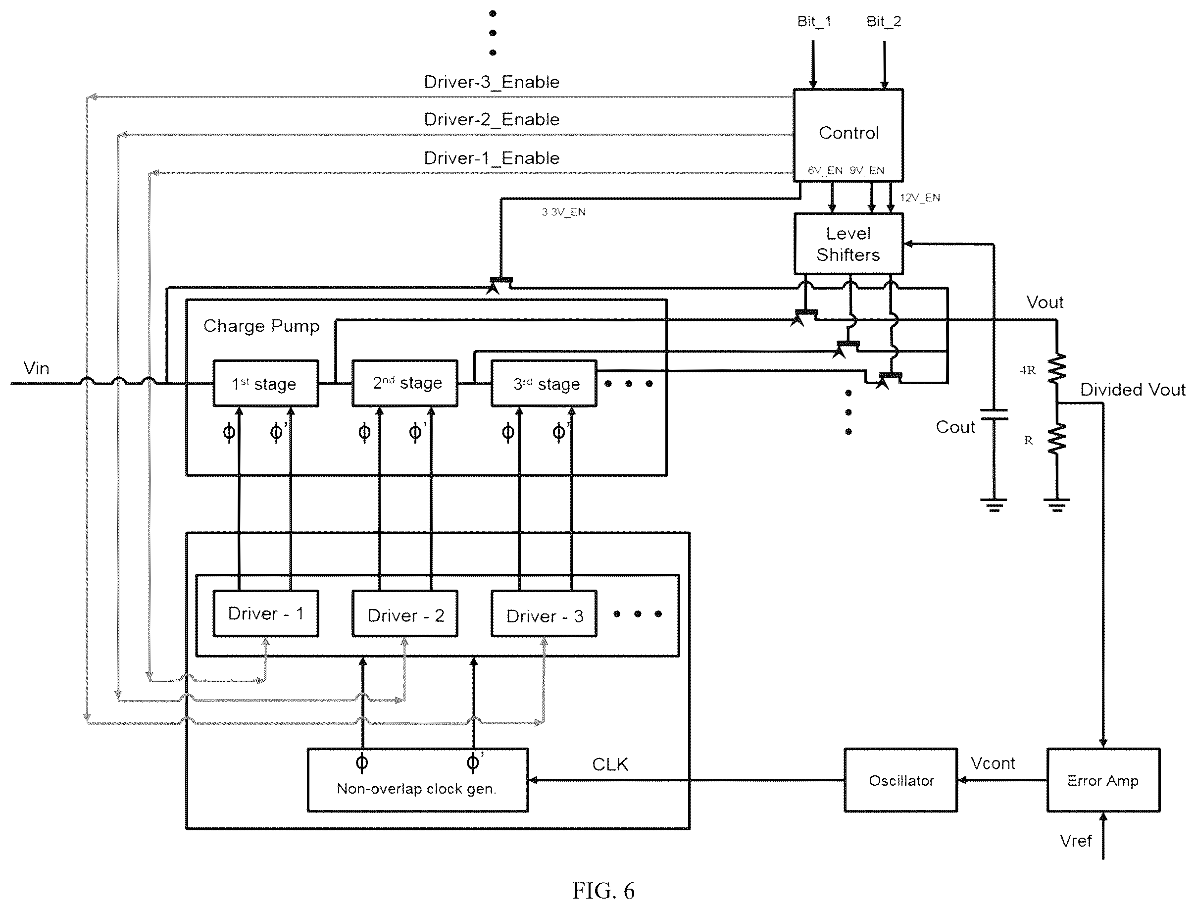 Patent US12611541 Figure 6 – Powering system for constant current neural stimulators