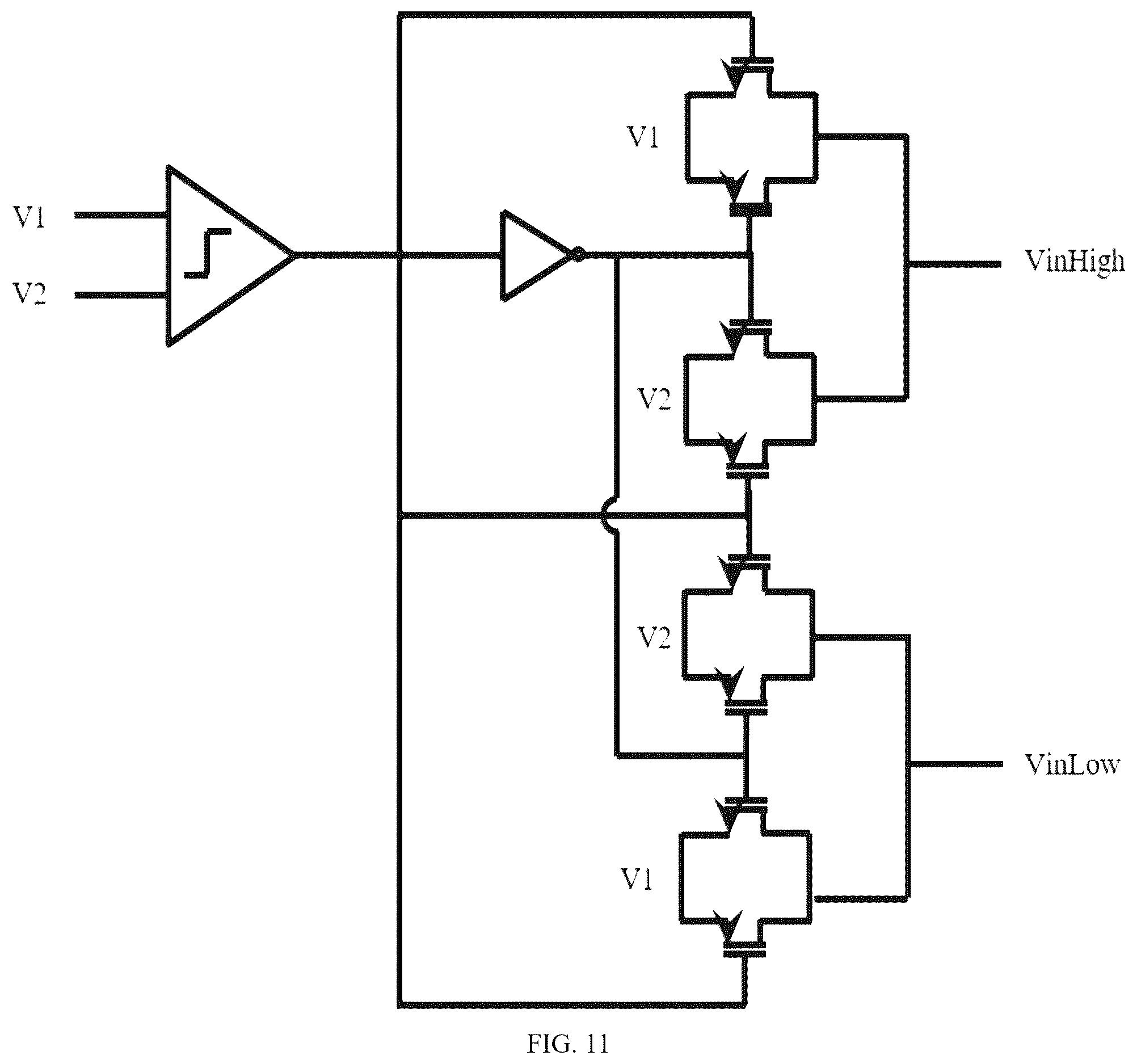 Patent US12611541 Figure 11 – Powering system for constant current neural stimulators