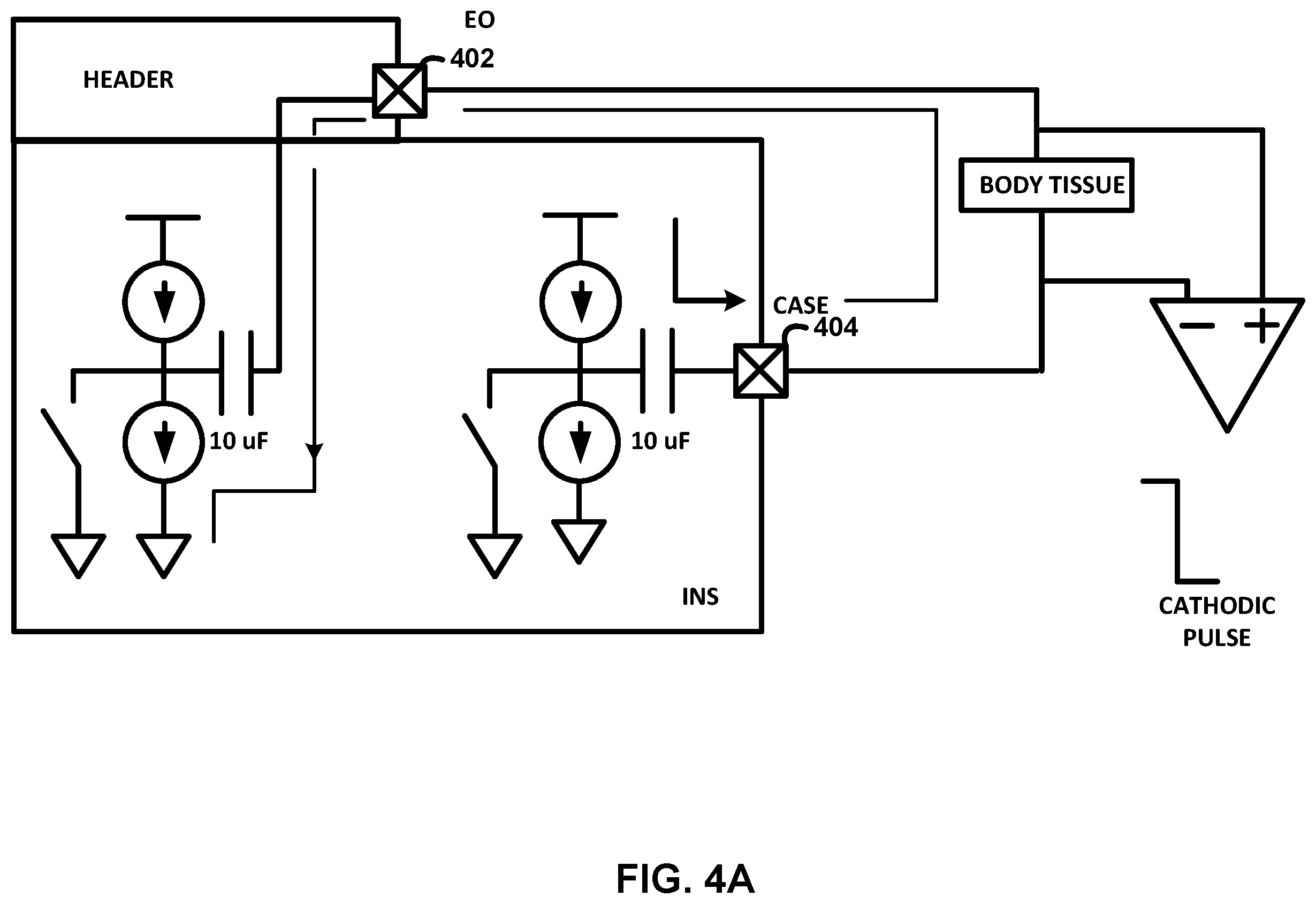 Patent US12611542 Figure 4 – Directional activation with electrical stimulation