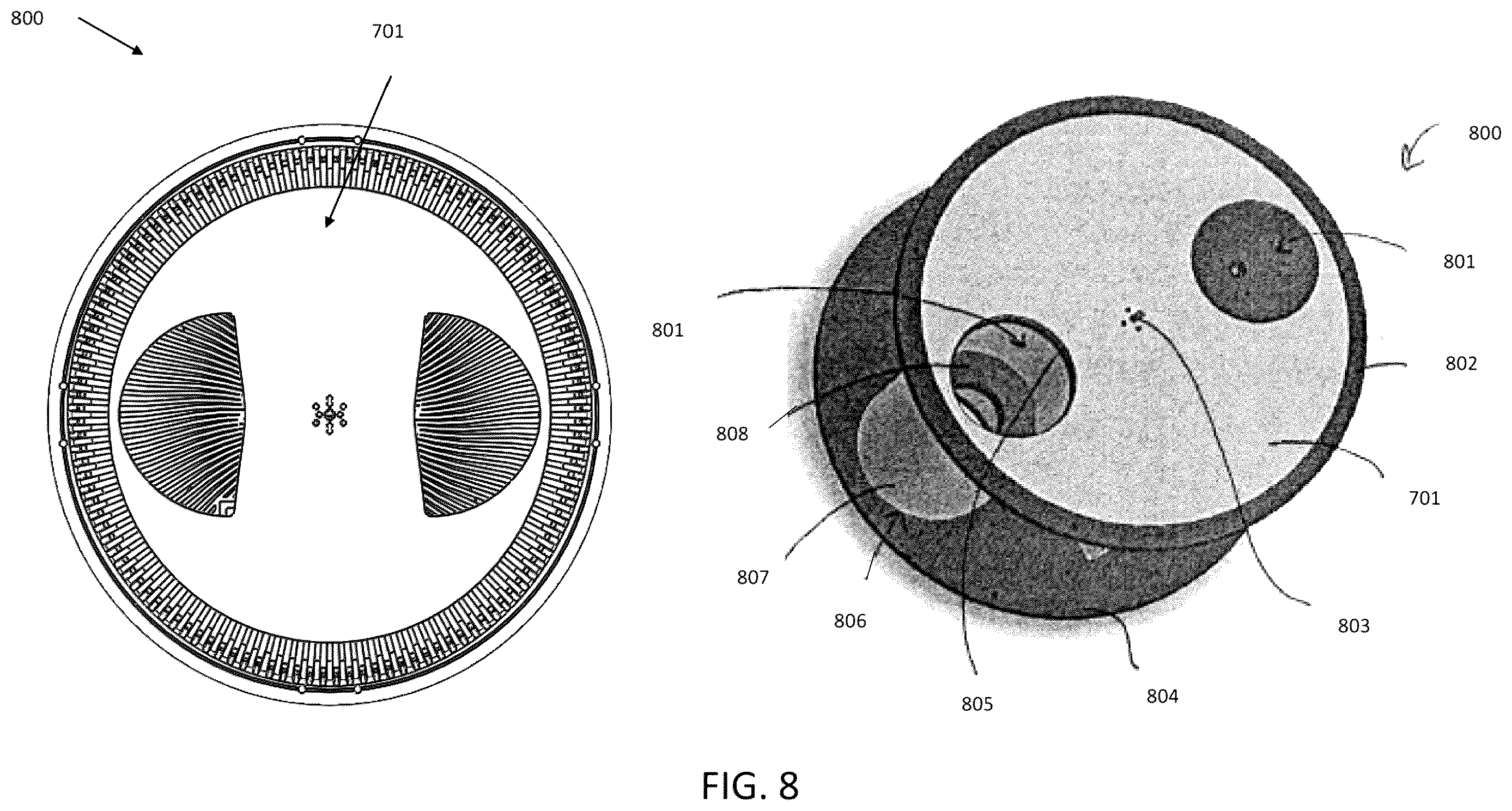 Patent US12611549 Figure 8 – Systems and methods for modulated multi-spectral magnetic stimulation