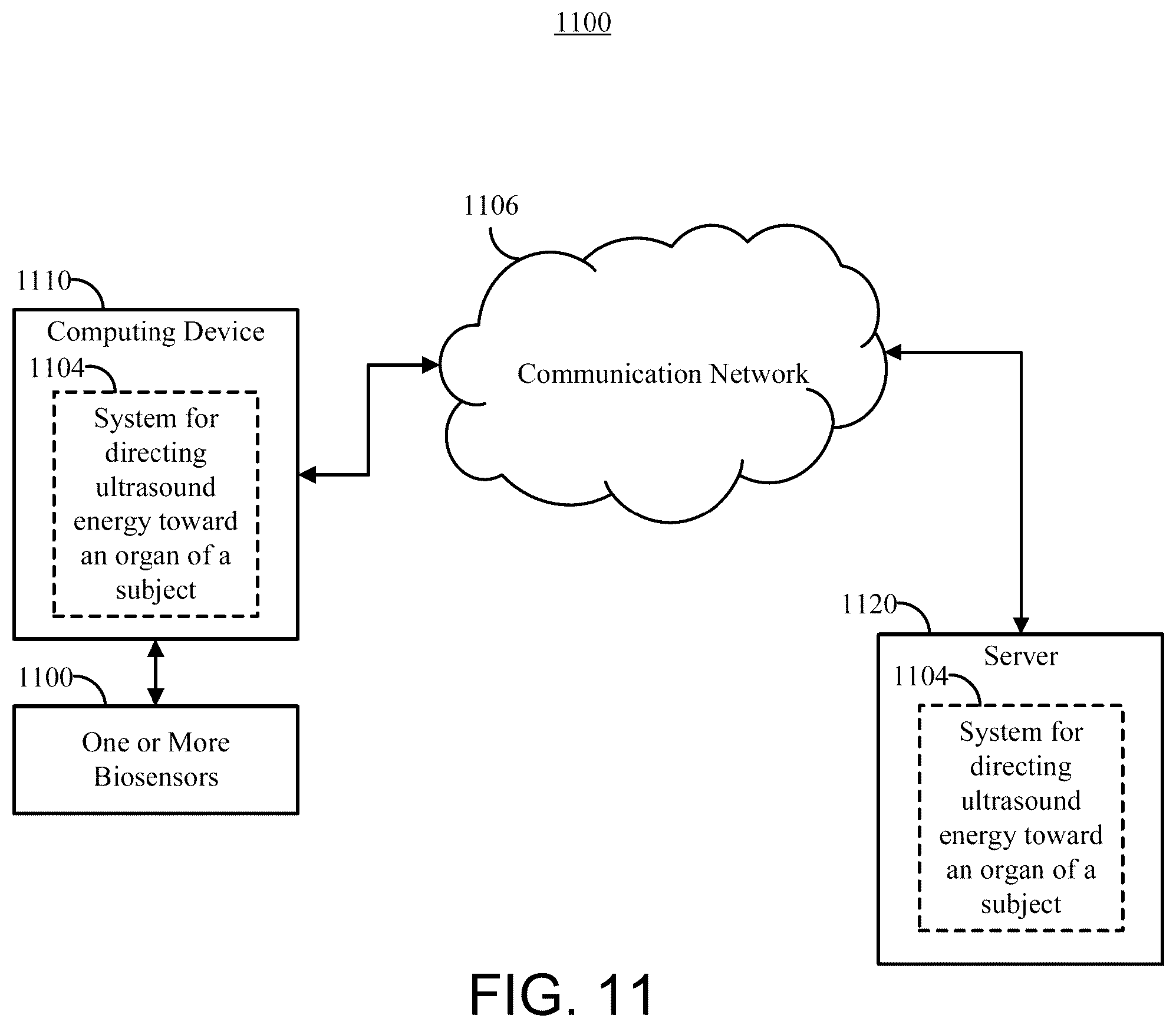 Patent US12611555 Figure 13 – Systems and methods for targeting an organ with ultrasound stimulation for treating inflammation