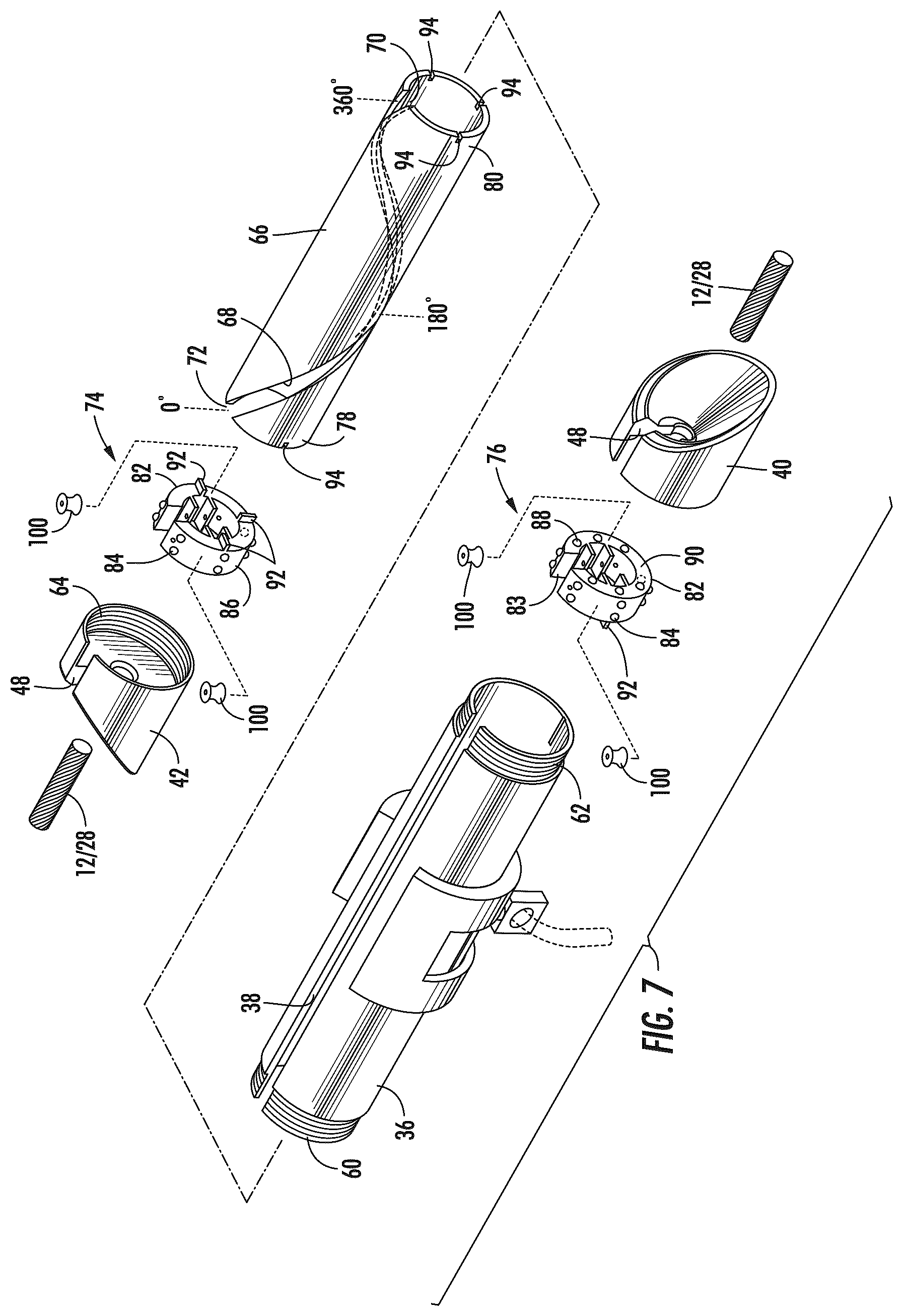 Patent US12611559 Figure 6 – Wireline traversal device