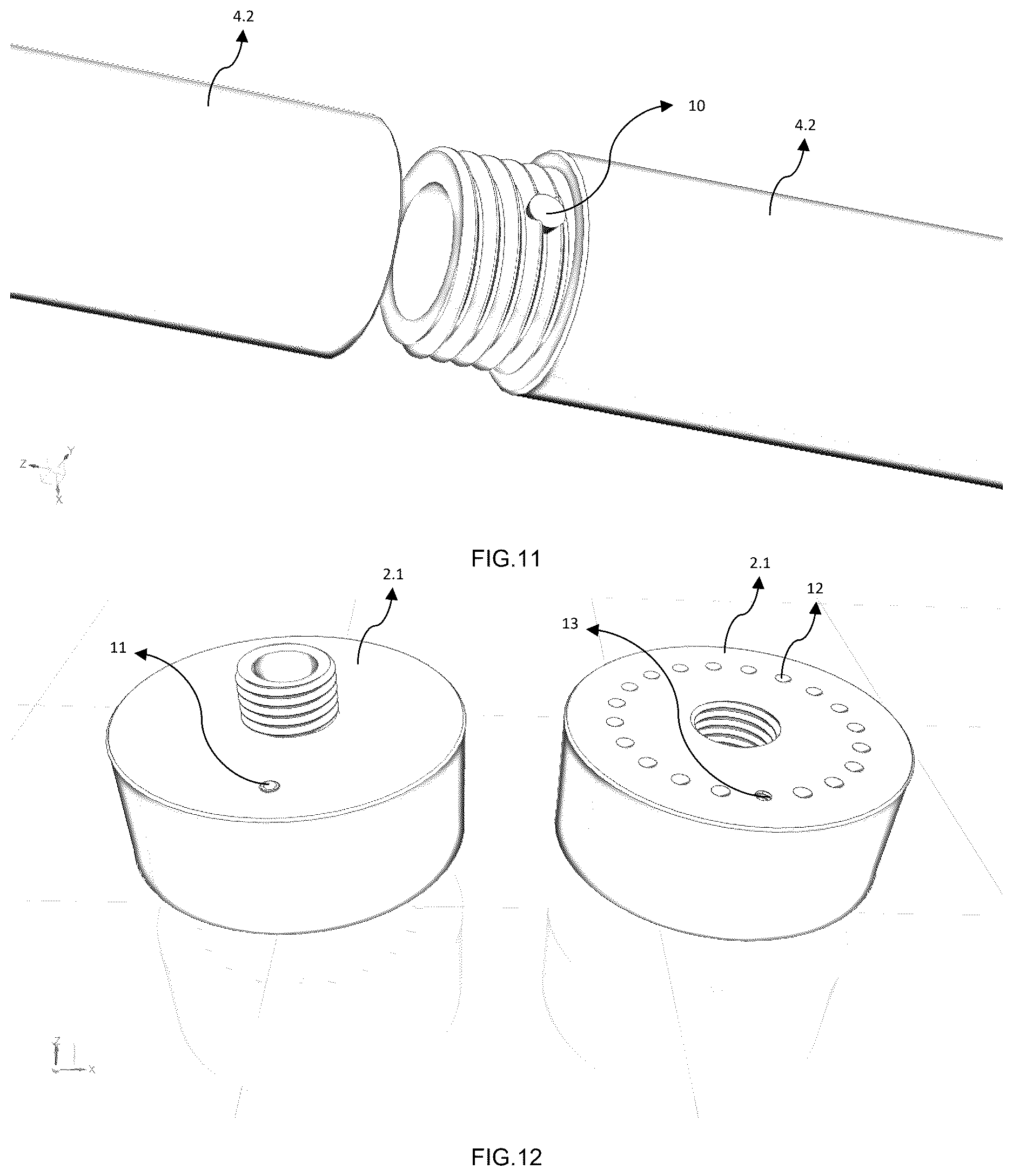 Patent US12611563 Figure 5 – Portable modular workout mace system