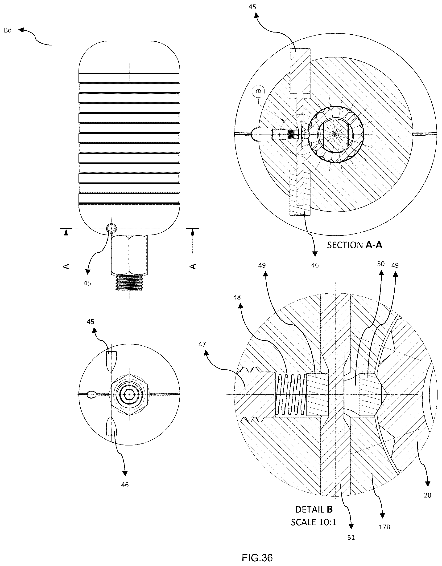 Patent US12611563 Figure 18 – Portable modular workout mace system