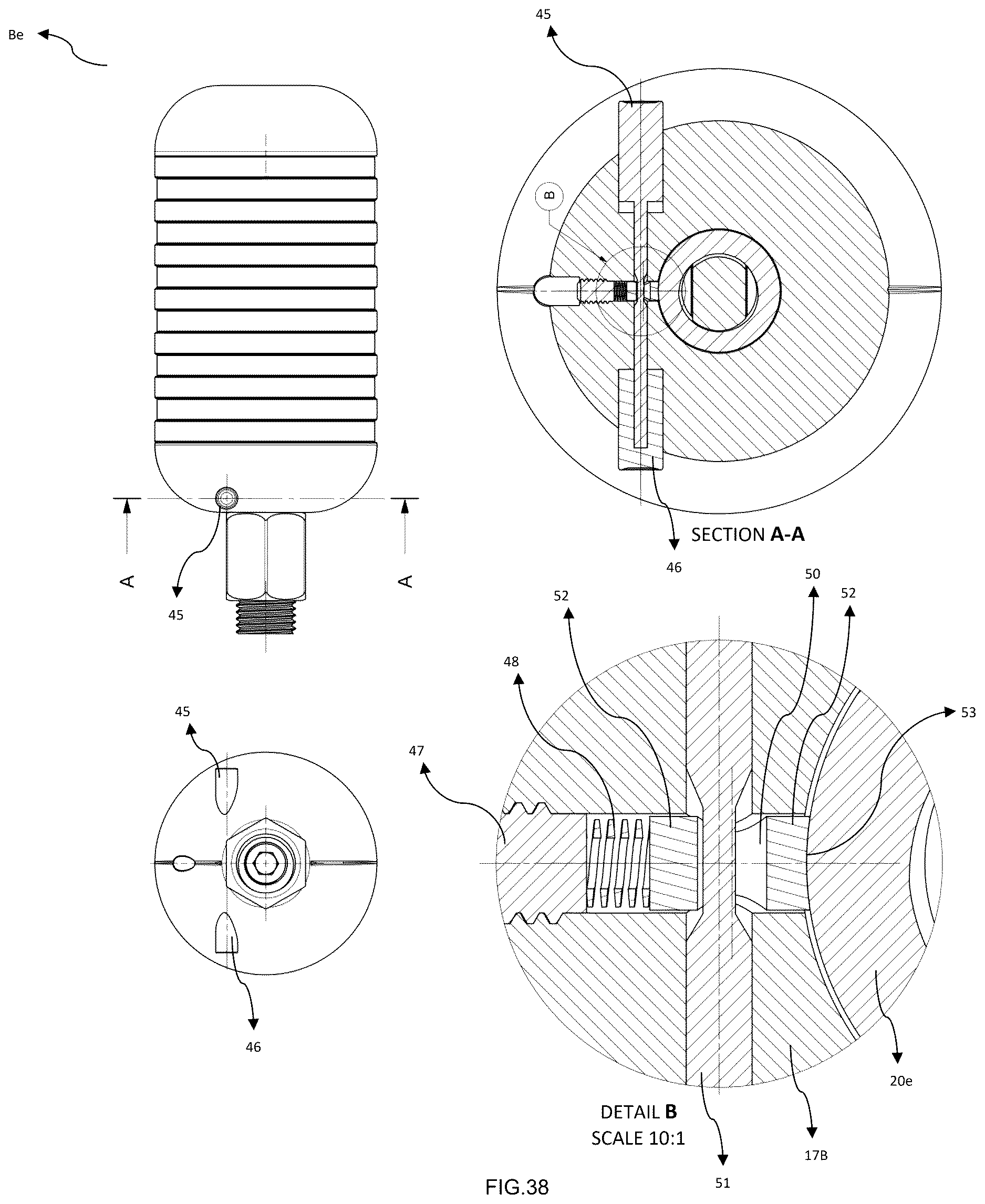 Patent US12611563 Figure 20 – Portable modular workout mace system
