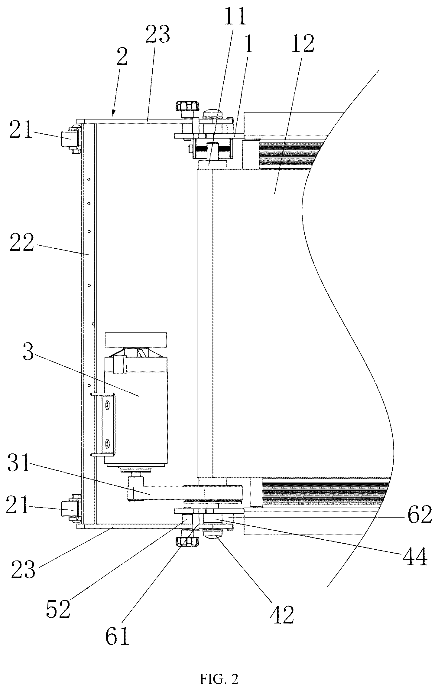 Patent US12611568 Figure 2 – Treadmill
