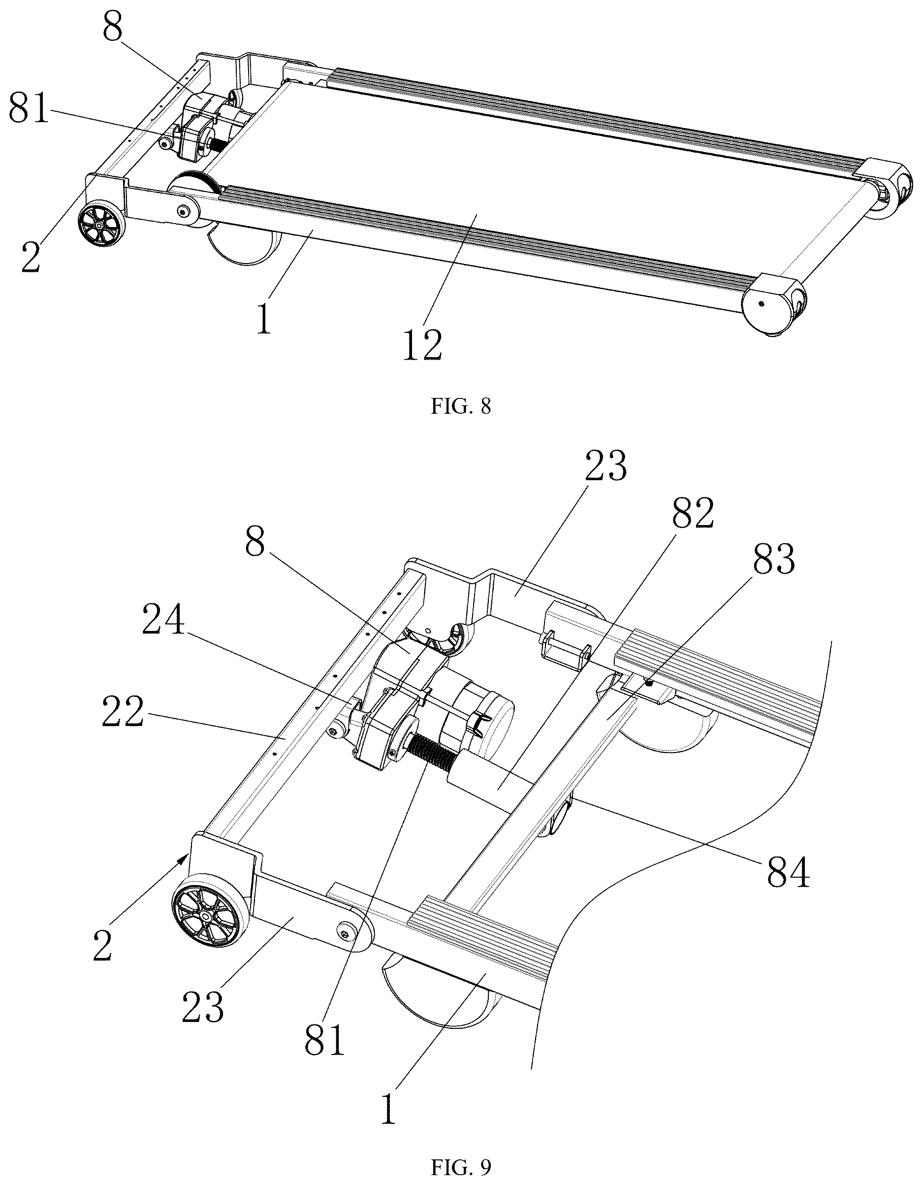 Patent US12611568 Figure 6 – Treadmill