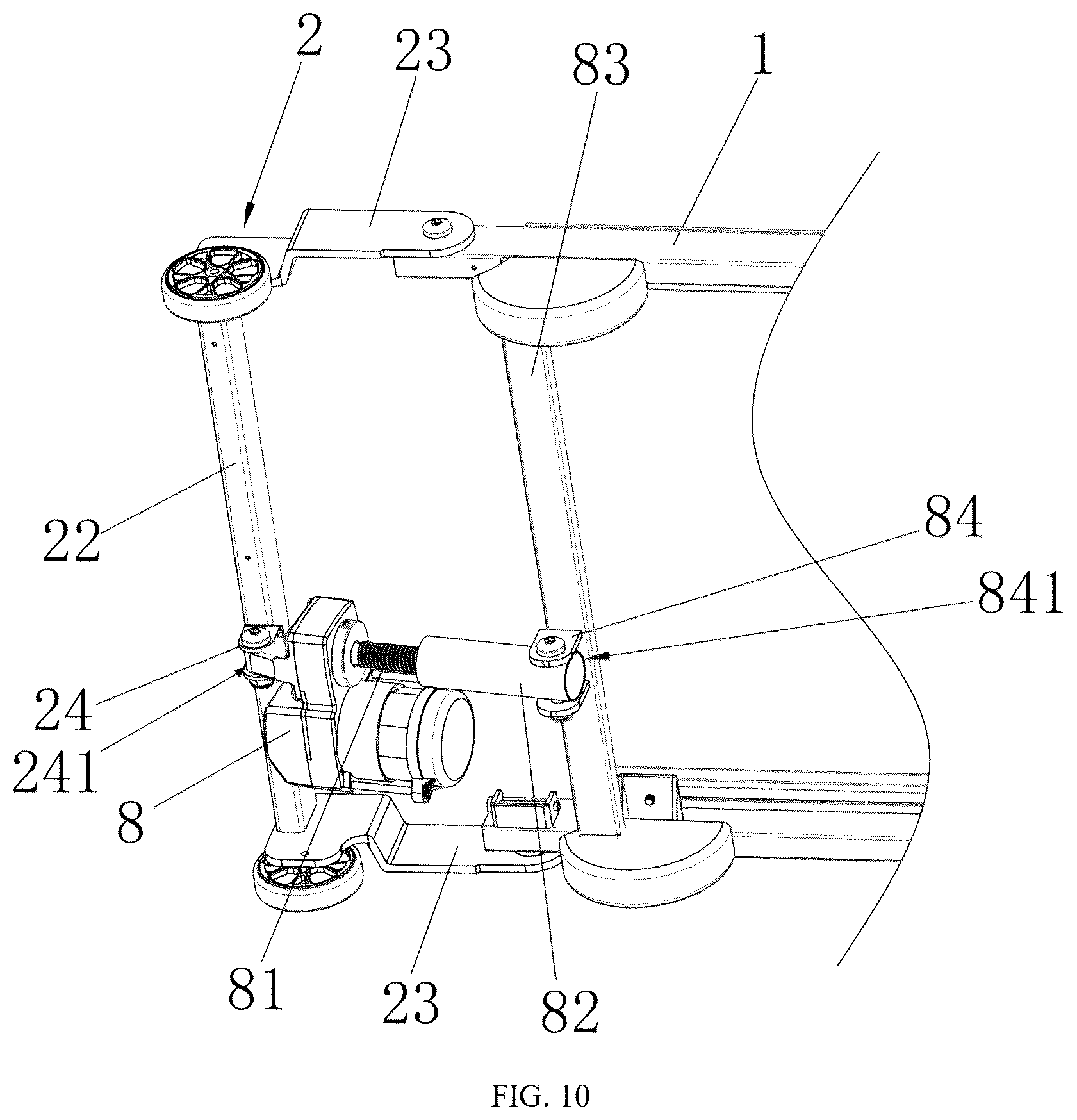 Patent US12611568 Figure 7 – Treadmill
