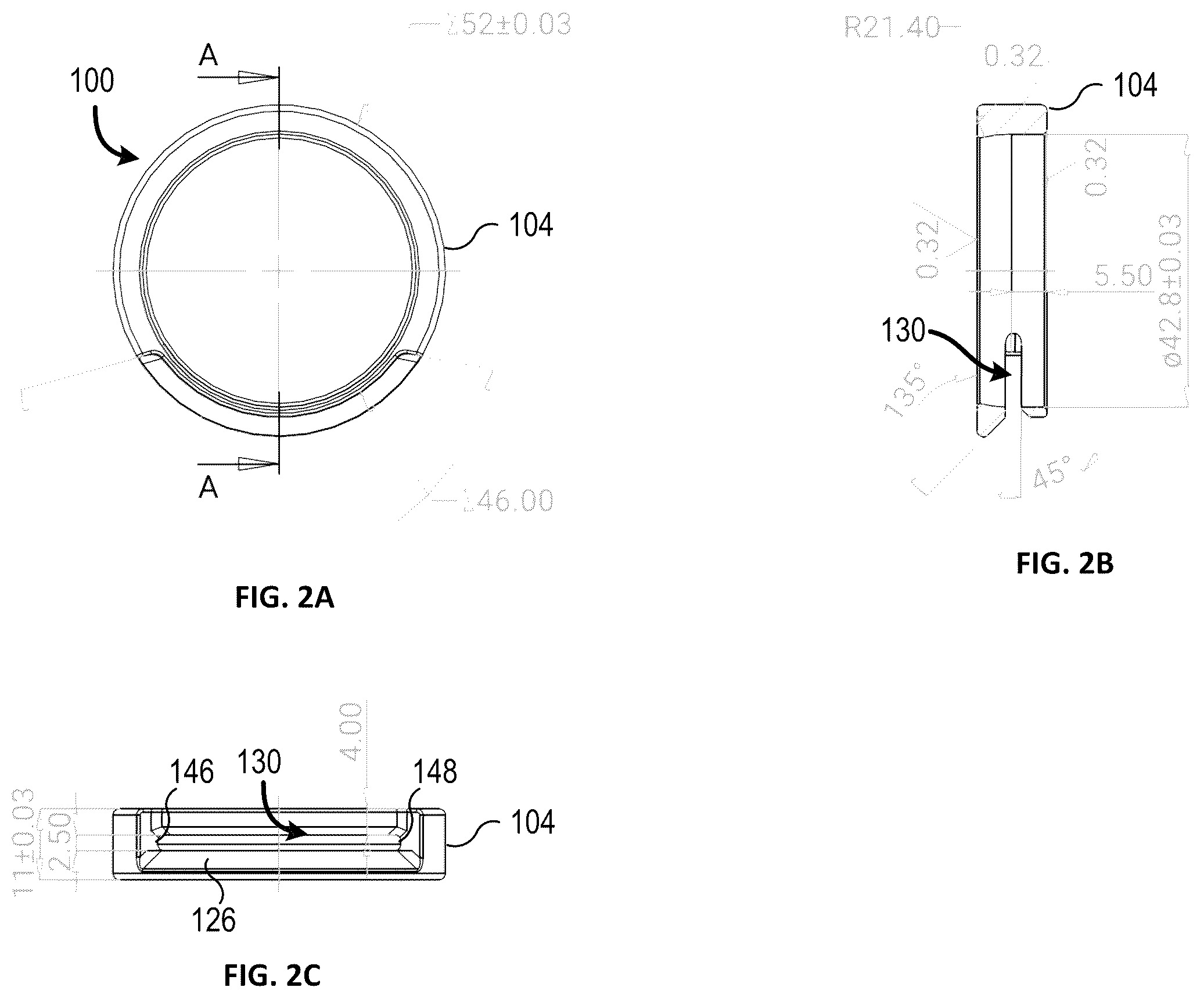 Patent US12611575 Figure 4 – Golf ball line marker tool