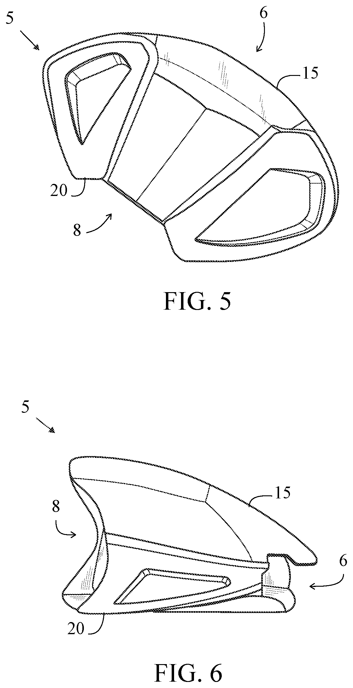 Patent US12611576 Figure 3 – Golf club head with a stress-reducing structure