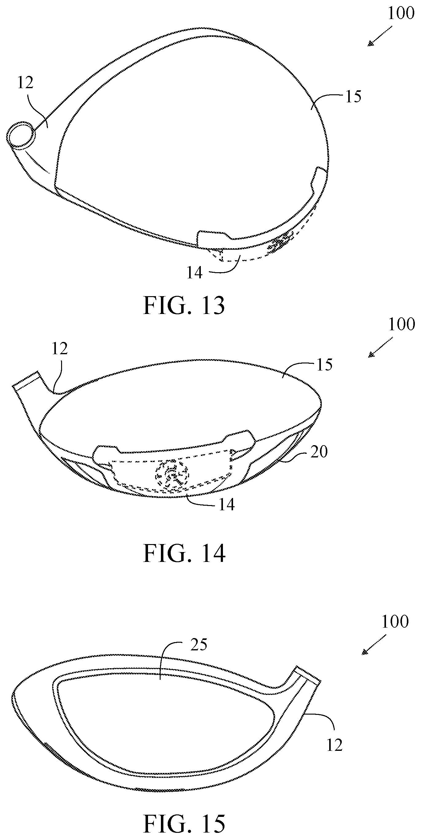 Patent US12611576 Figure 9 – Golf club head with a stress-reducing structure