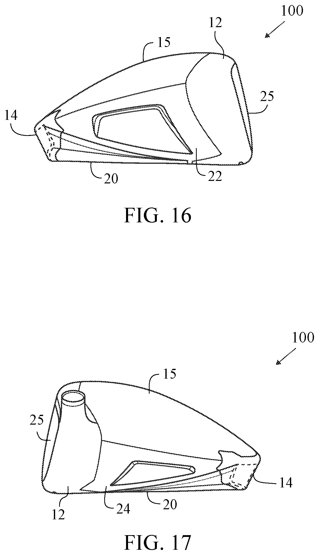 Patent US12611576 Figure 10 – Golf club head with a stress-reducing structure
