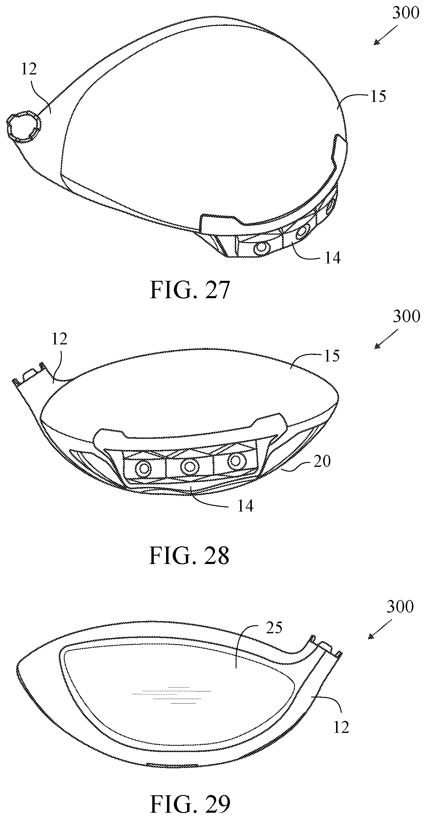 Patent US12611576 Figure 15 – Golf club head with a stress-reducing structure