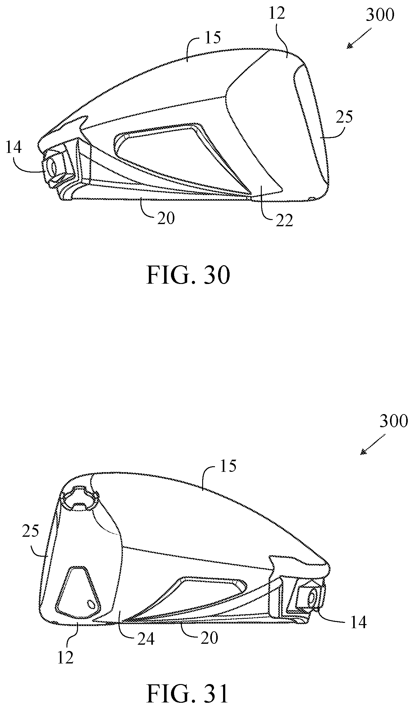 Patent US12611576 Figure 16 – Golf club head with a stress-reducing structure