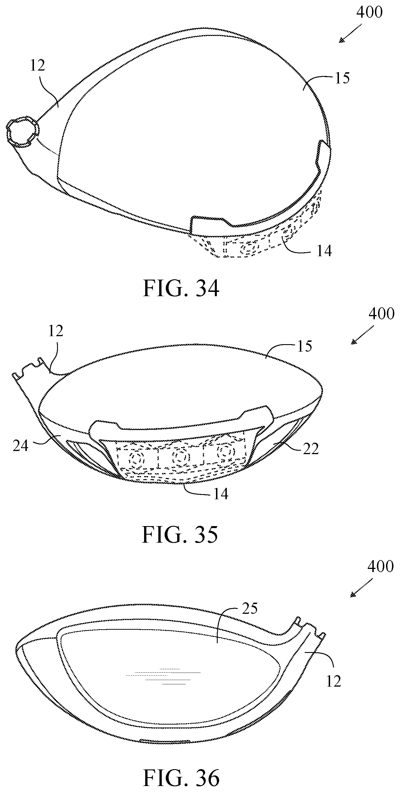Patent US12611576 Figure 18 – Golf club head with a stress-reducing structure