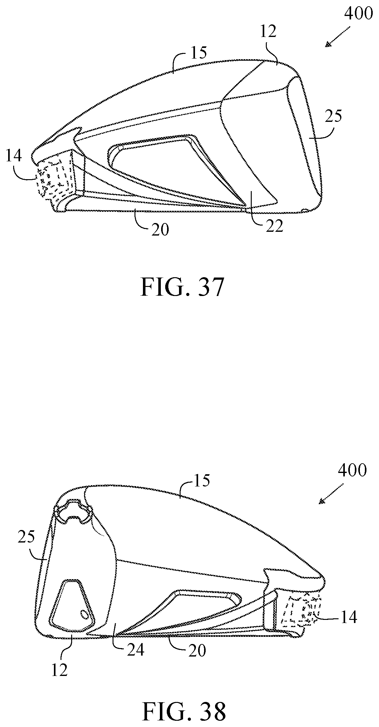Patent US12611576 Figure 19 – Golf club head with a stress-reducing structure