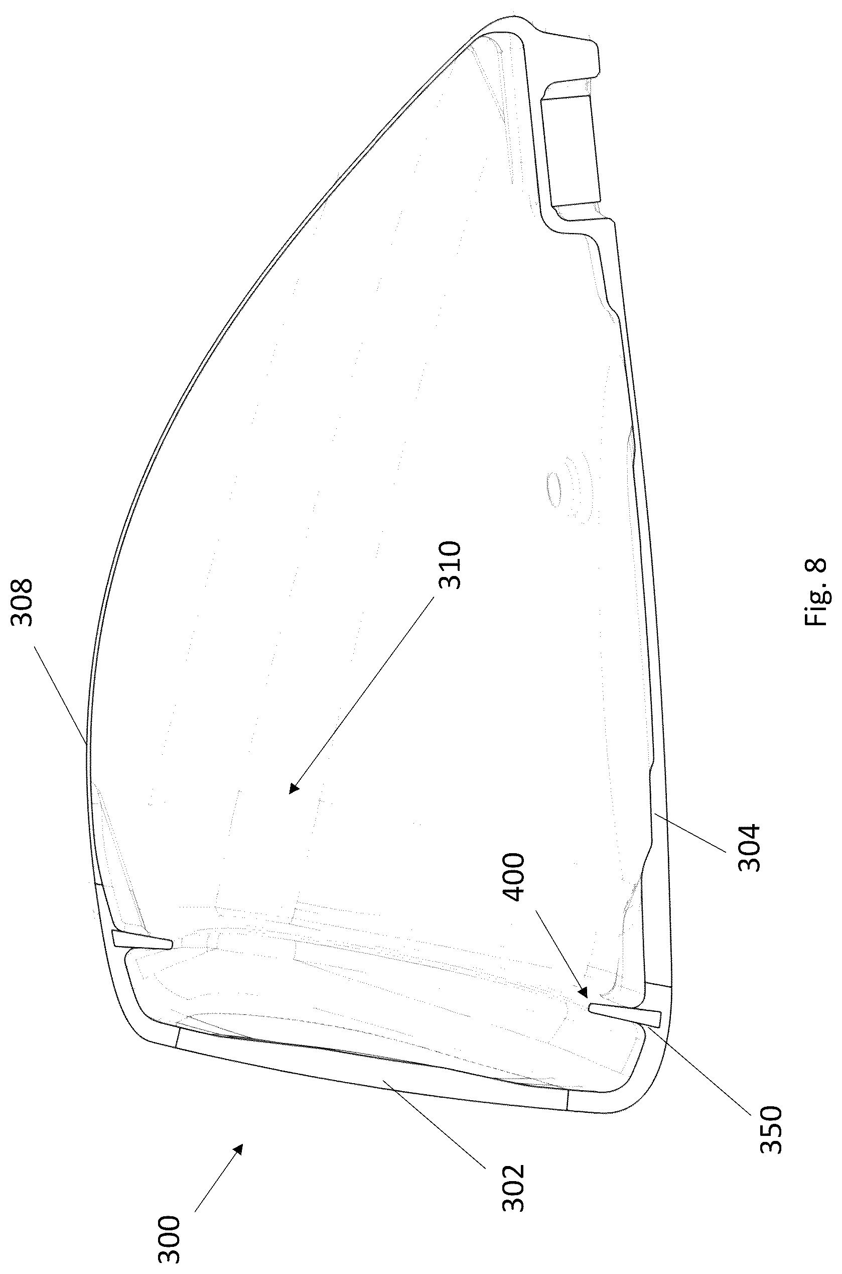 Patent US12611577 Figure 8 – Golf club head