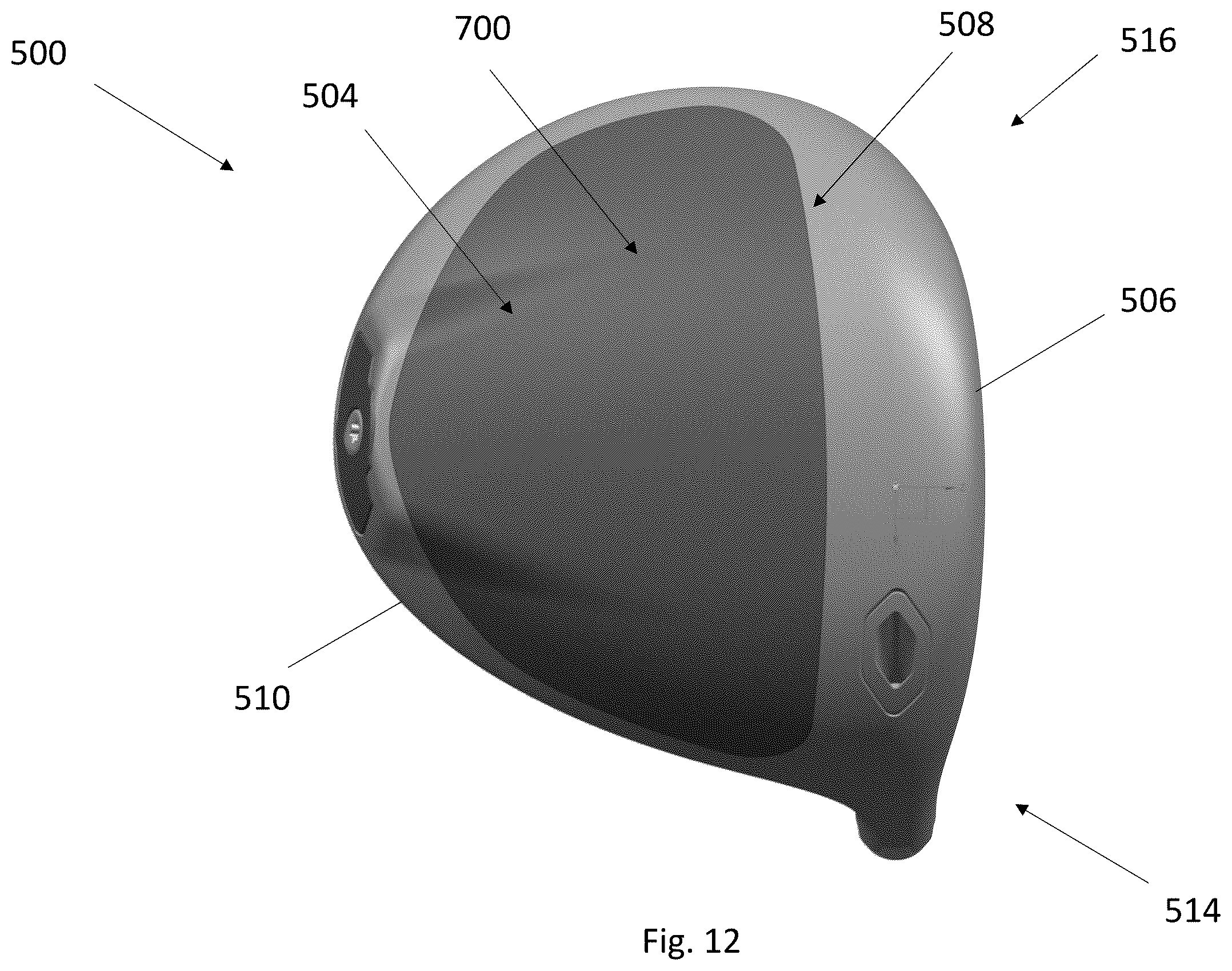 Patent US12611577 Figure 12 – Golf club head